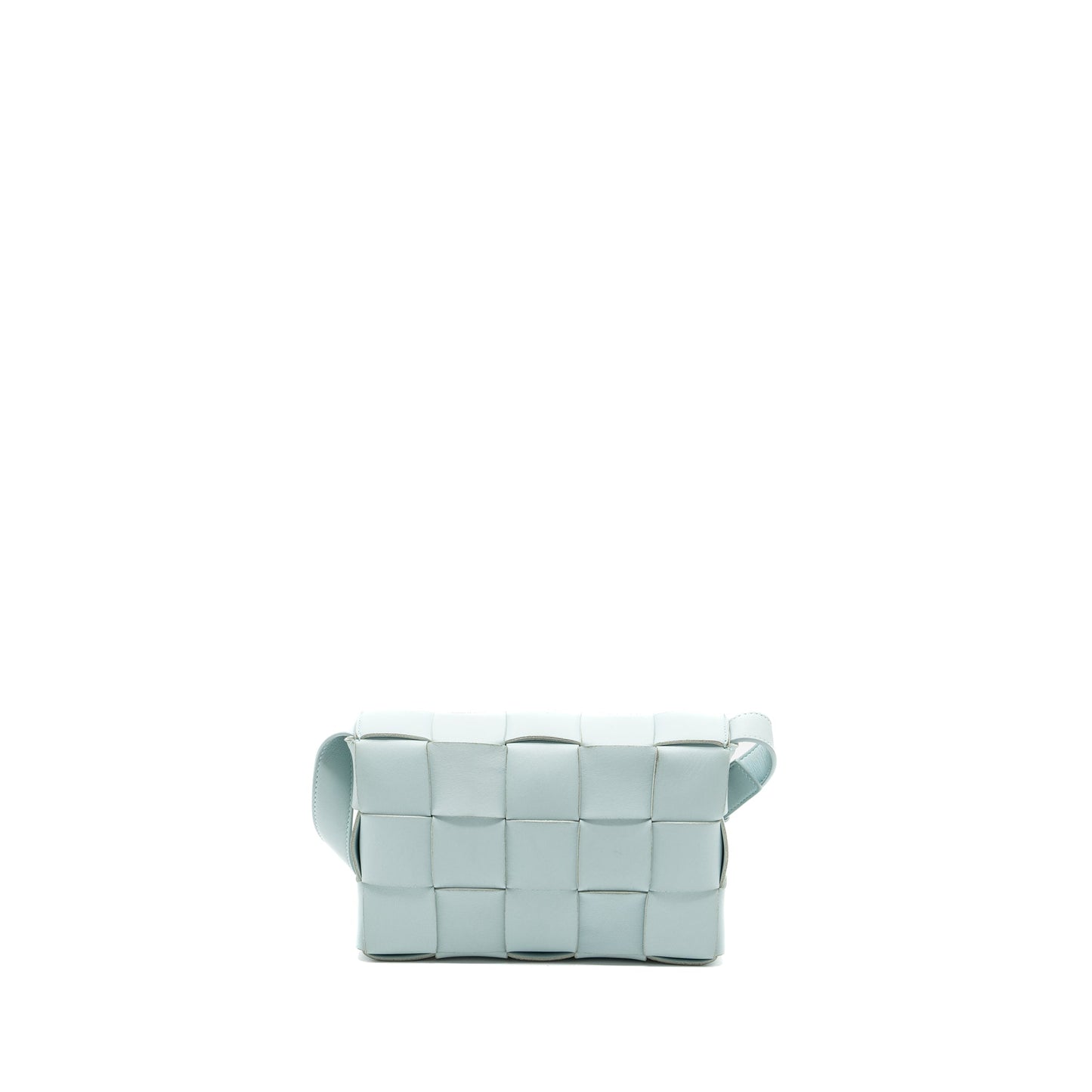Bottega Veneta Classic Cassette Bag Lambskin Light Blue SHW