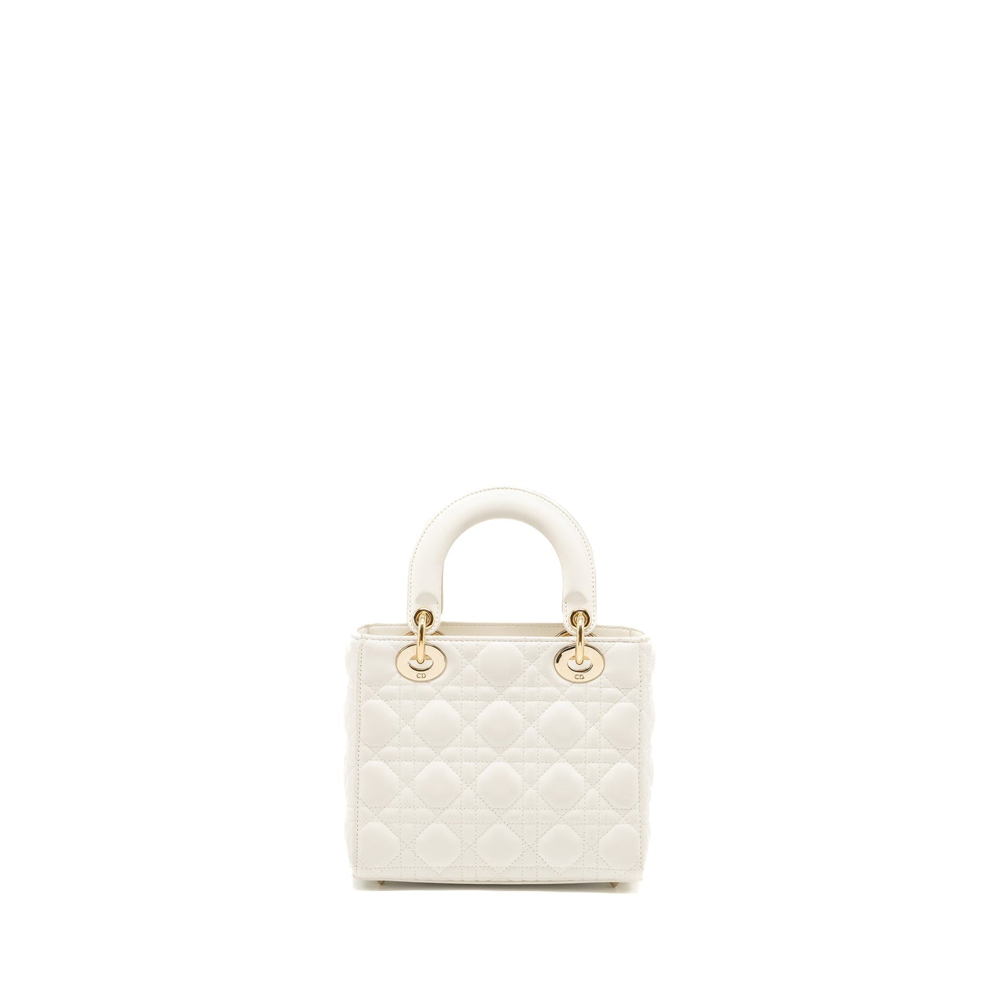Luxury Dior Small Lady My ABCLuxury Dior Lambskin White LGHW