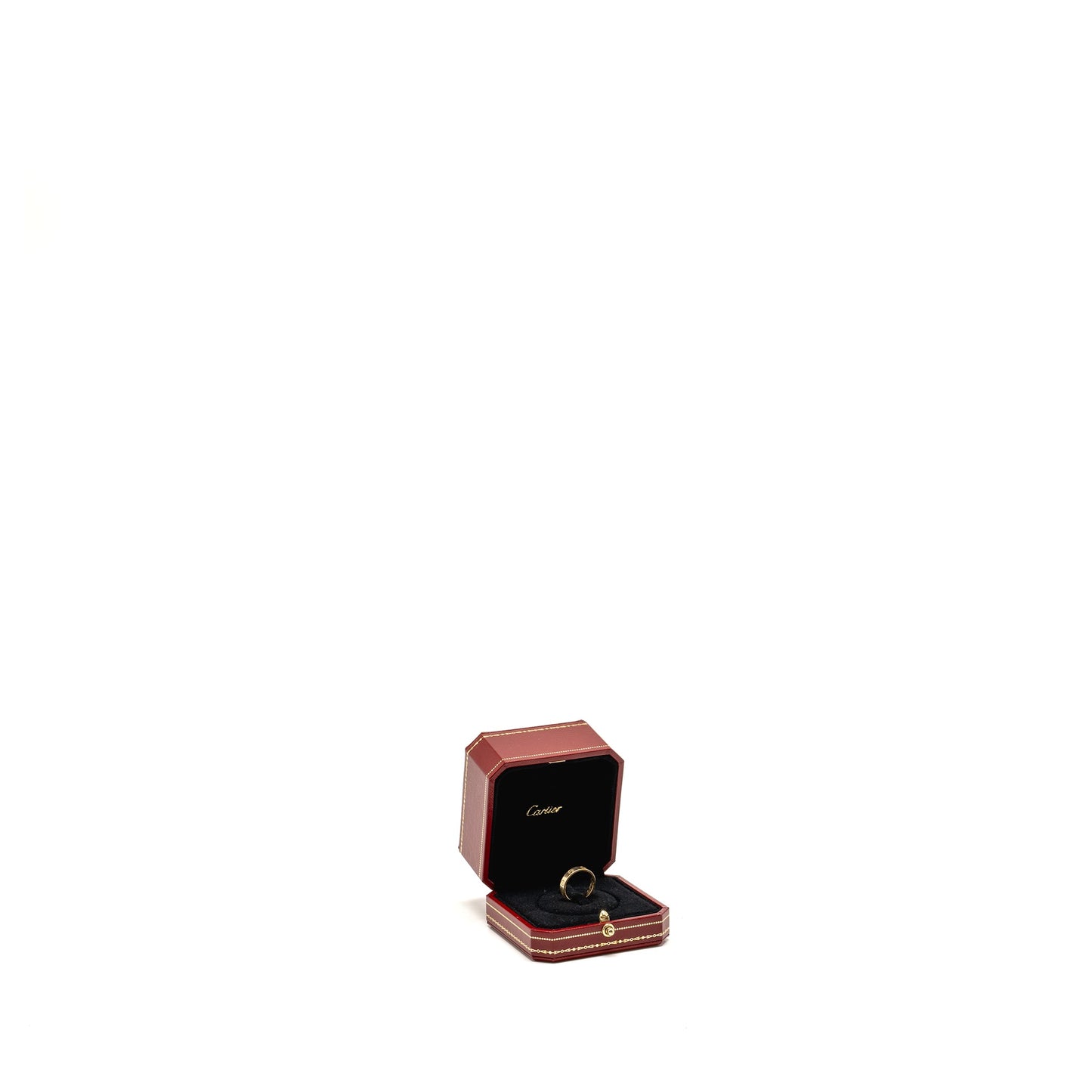 Cartier size 51 love wedding band 18k yellow gold