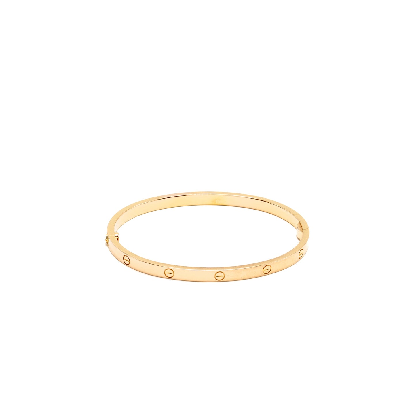 Cartier Size 16 Love Bracelet, Small Model Rose Gold
