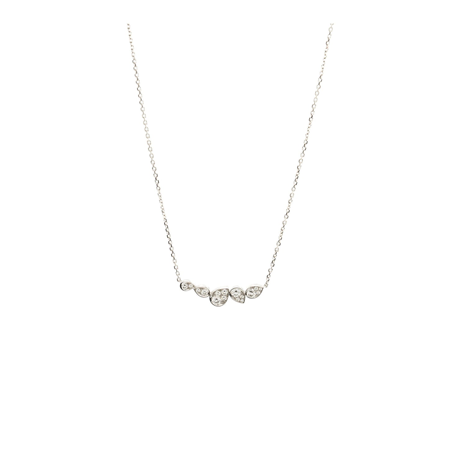 Chaumet Josephine ronde d’aigrettes necklace white gold with diamonds