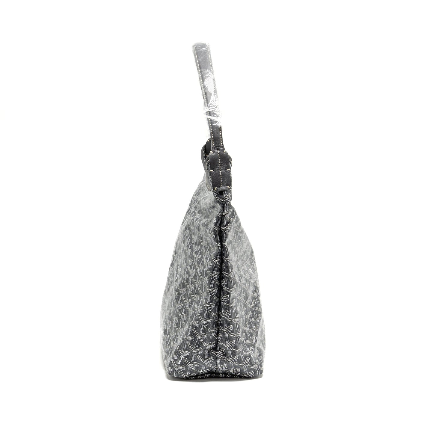 Goyard Boheme Hobo PM Bag Goyardine Canvas/Calfskin Gris SHW