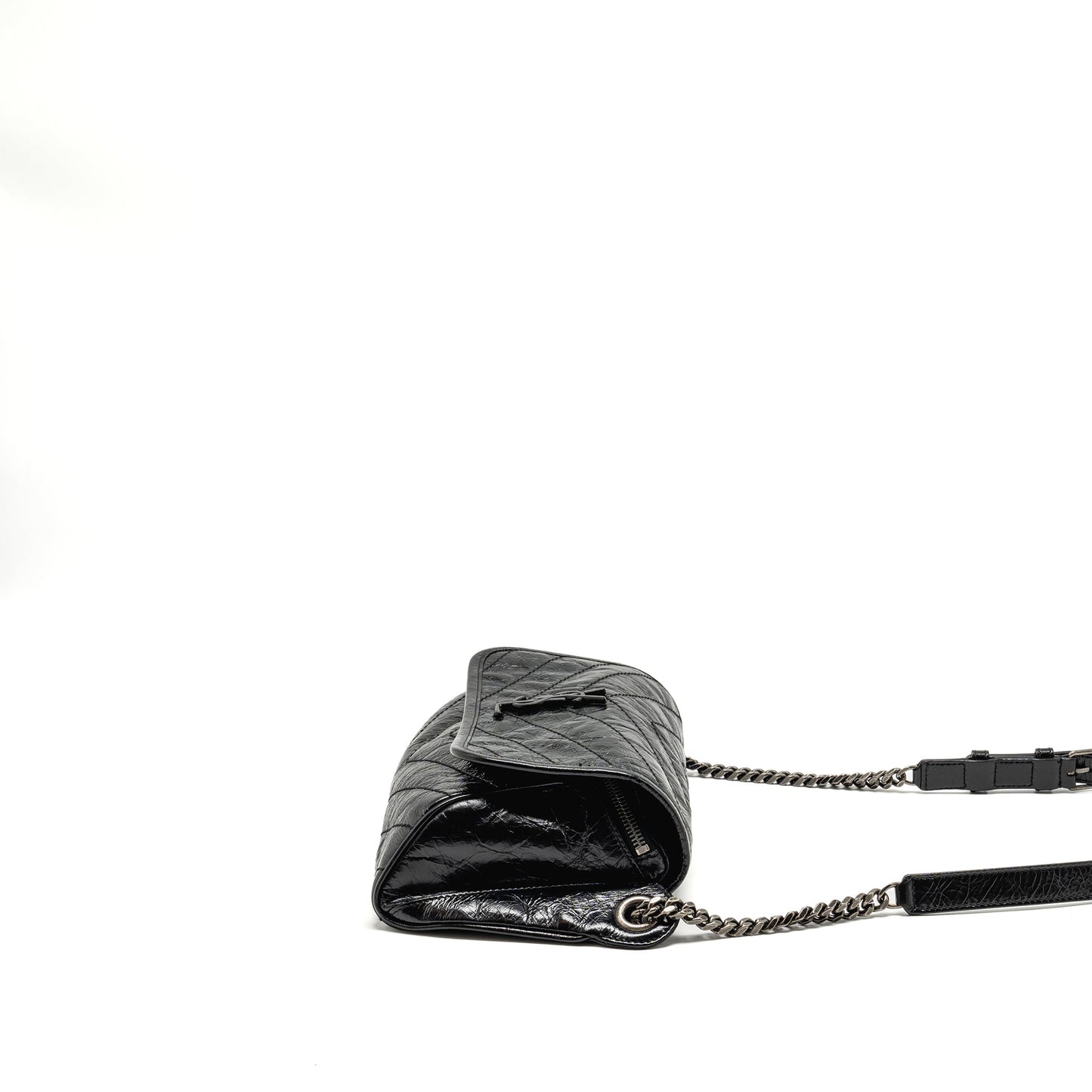Saint Laurent niki body calfskin black SHW