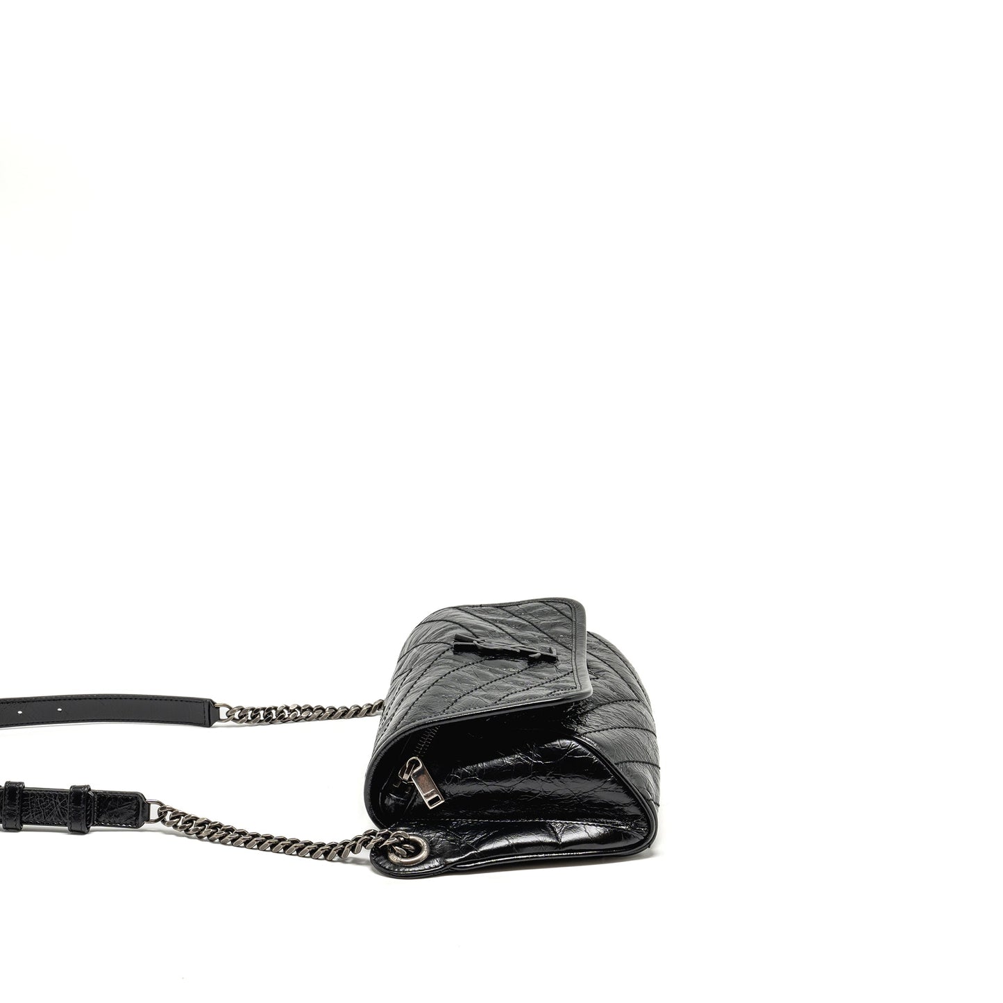 Saint Laurent niki body calfskin black SHW