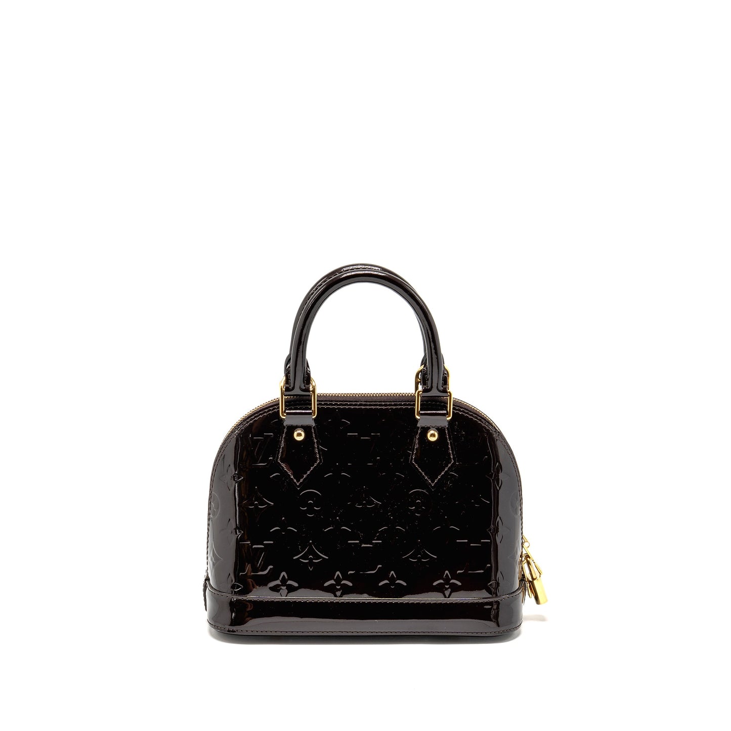 Louis Vuitton Alma BB Monogram Patent Leather Amatante GHW