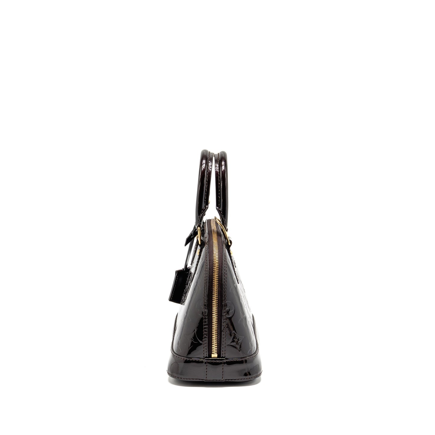 Louis Vuitton Alma BB Monogram Patent Leather Amatante GHW