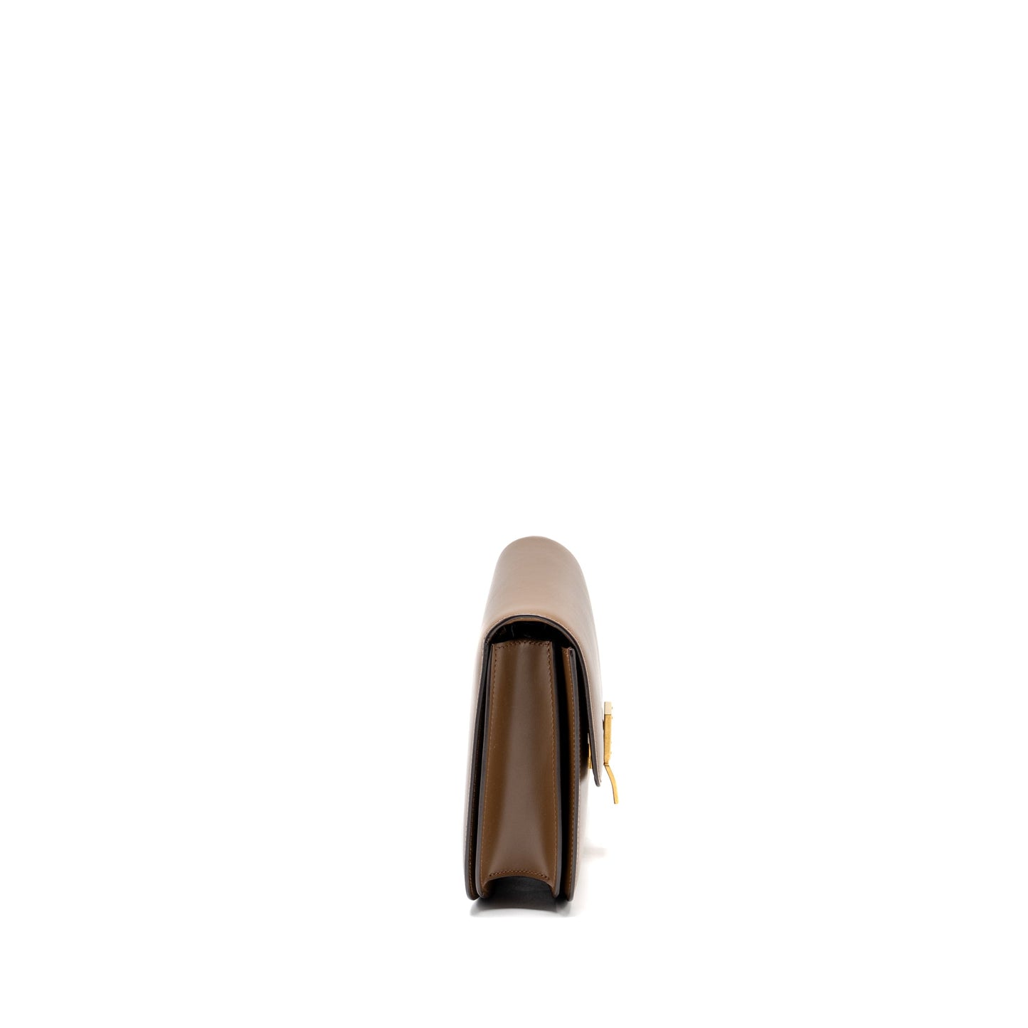Celine Medium Classic Box Bag Calfskin Brown GHW