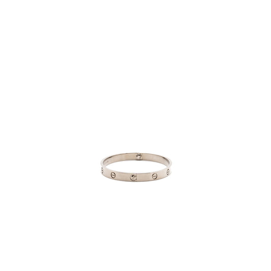 Cartier Size 18 Love Bracelet white gold