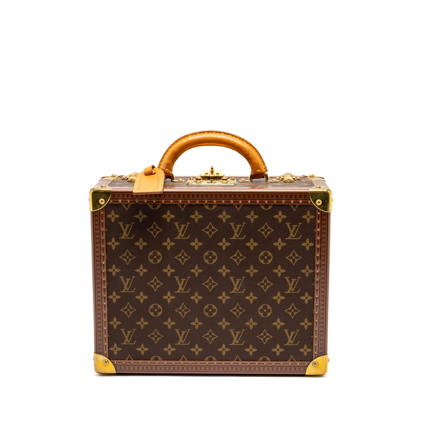 Louis Vuitton Vintage Monogram Tabor 35 Train Case GHW