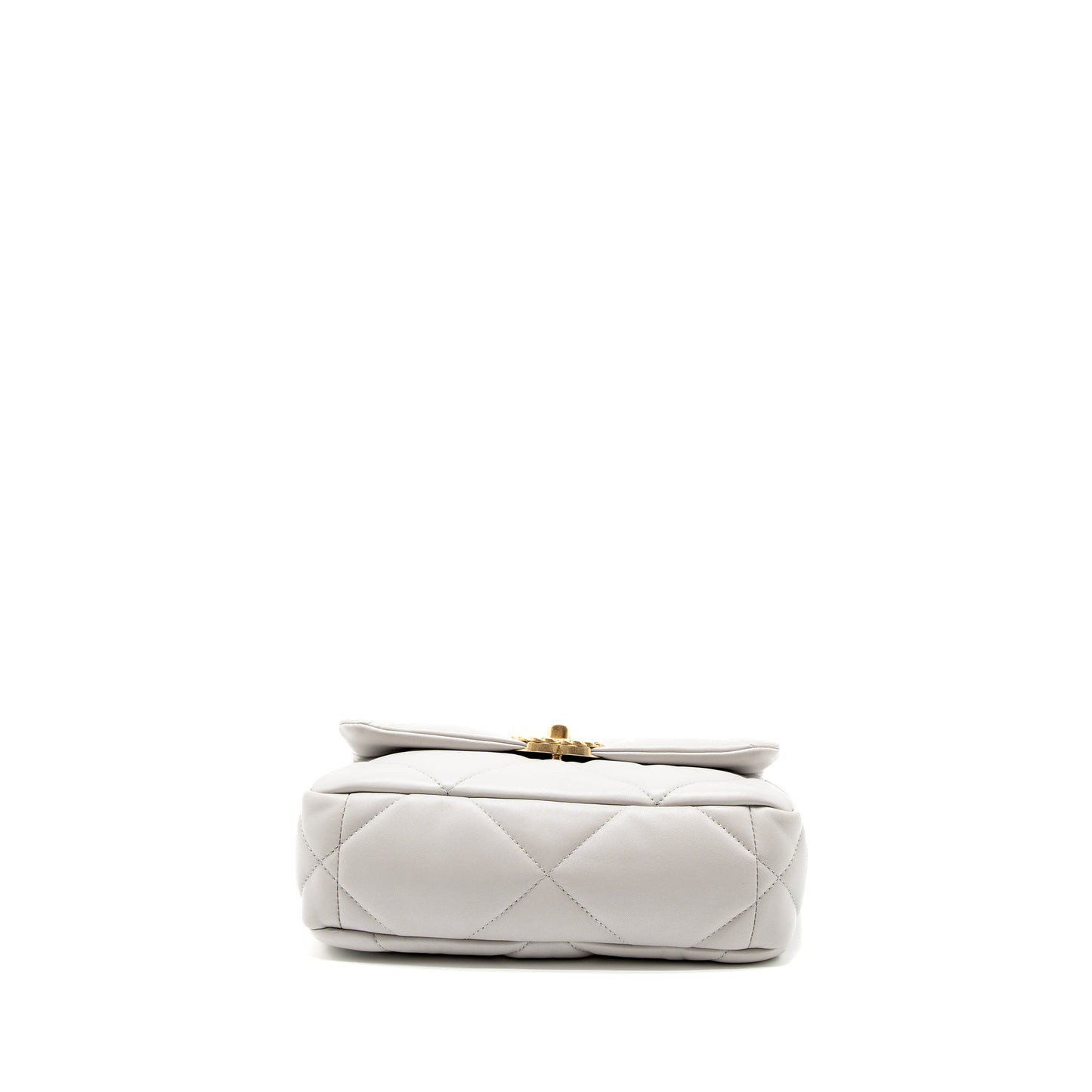 Chanel Small 19 Bag Lambskin Light Grey Multicolour Hardware (Microchip)