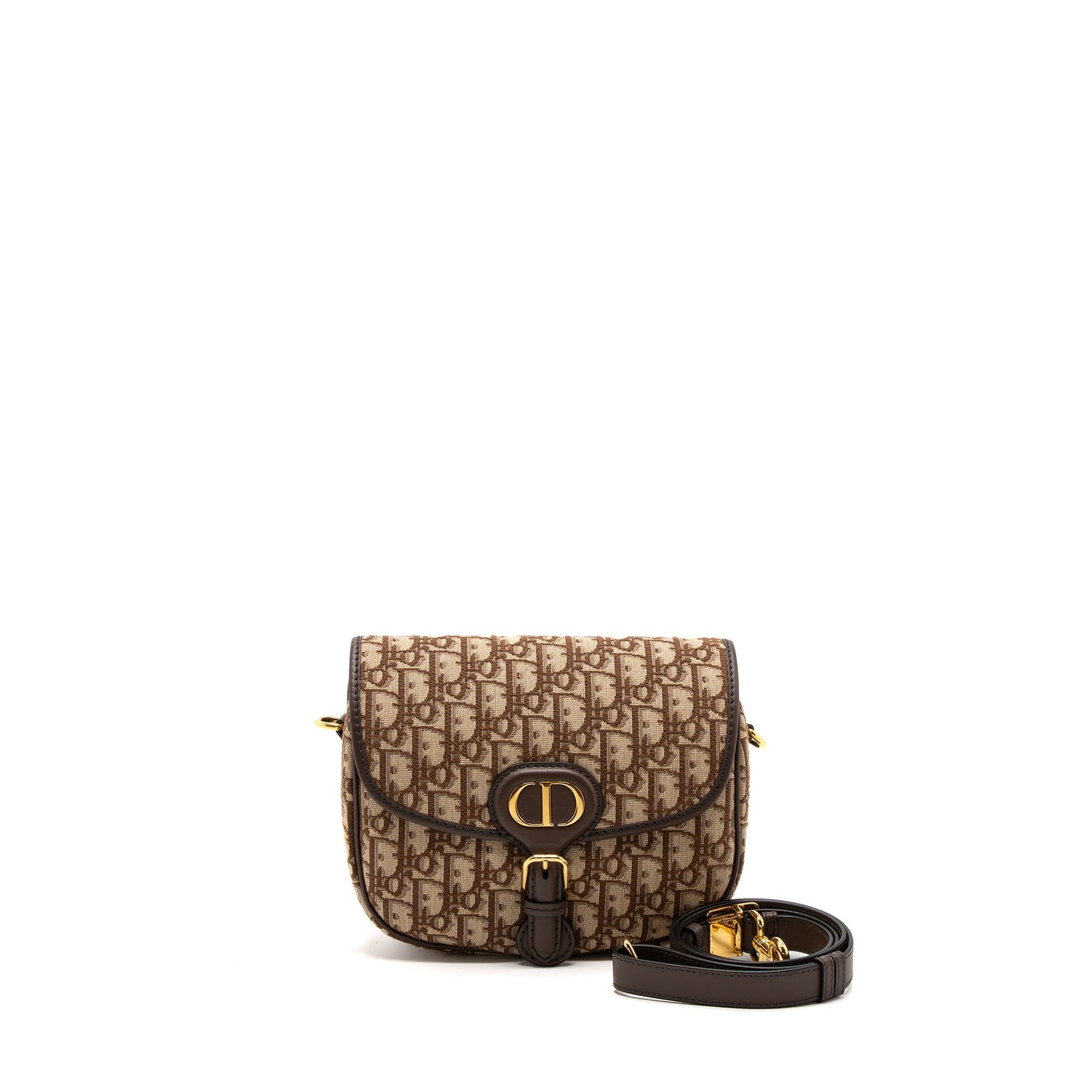 Luxury Dior Medium Bobby Bag Brown Luxury Dior Oblique Jacquard GHW