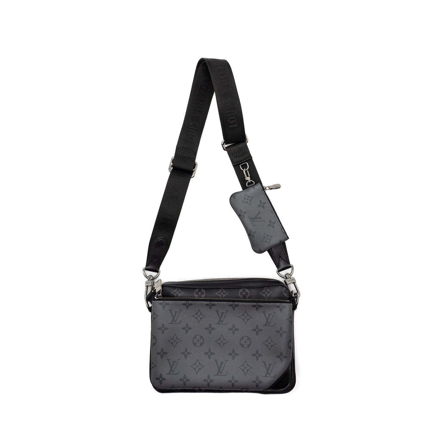 Louis Vuitton Trio Messenger Bag Monogram Eclipse SHW