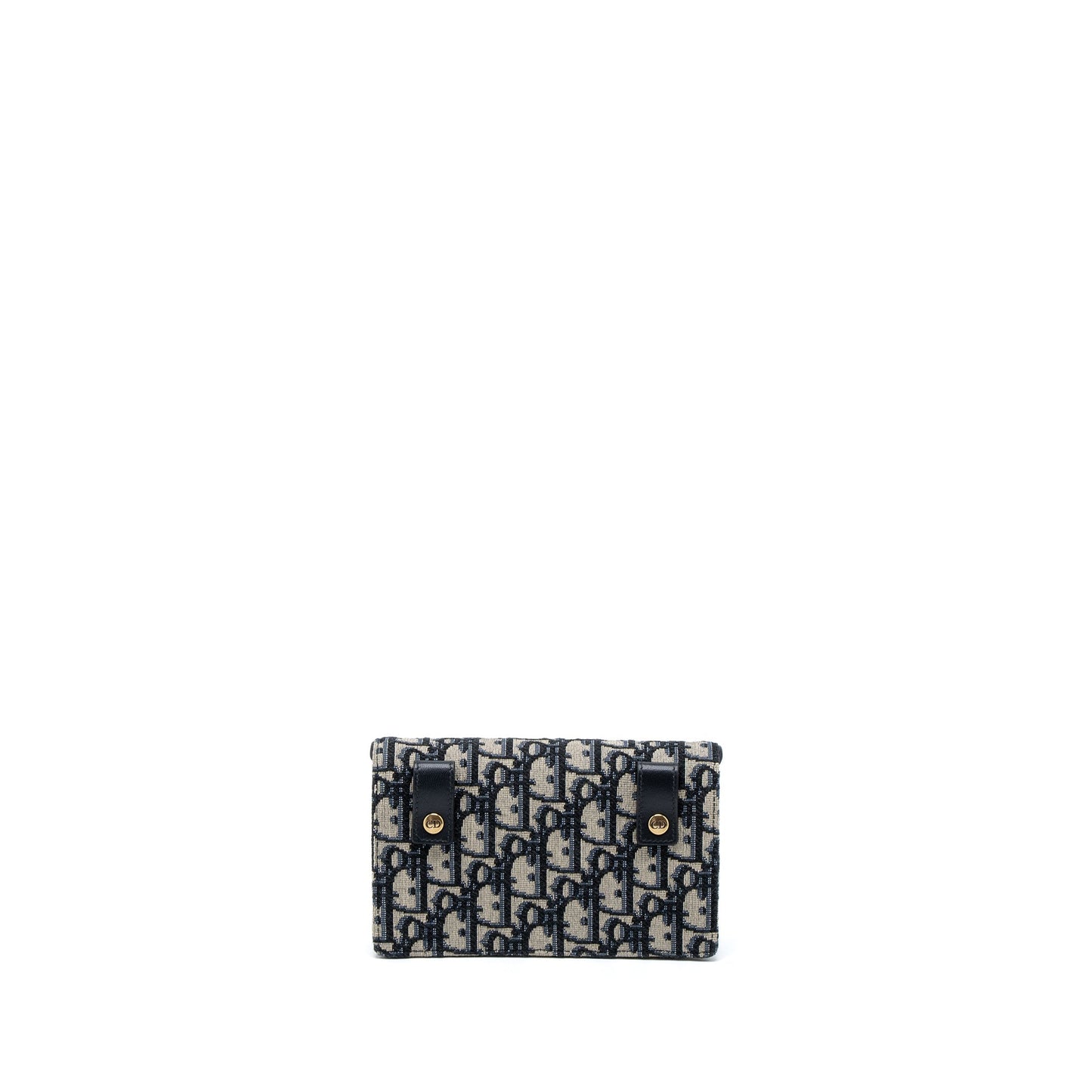 Luxury Dior Saddle Belt Pouch Blue Oblique Jacquard Canvas GHW