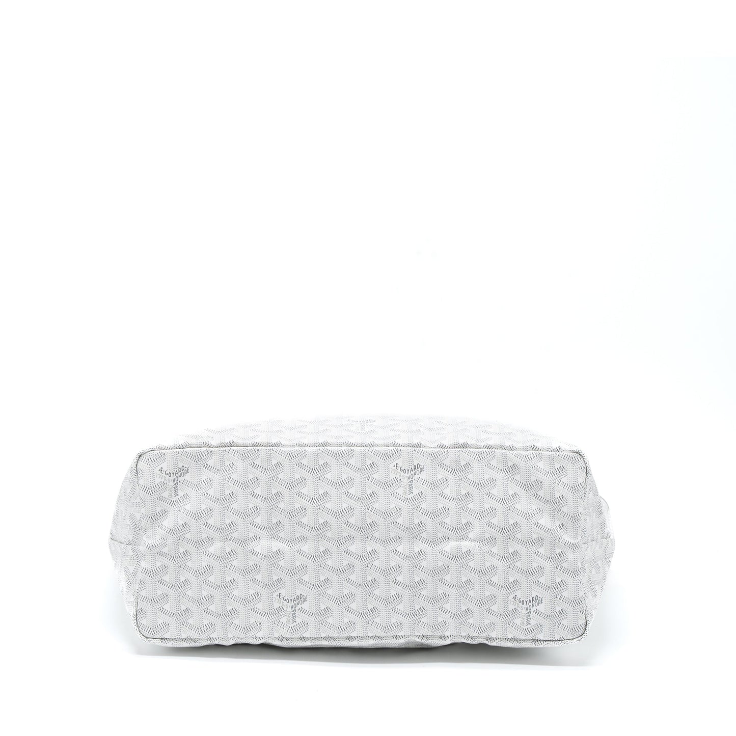 Goyard Saint Louis PM Bag Canvas/Calfskin White