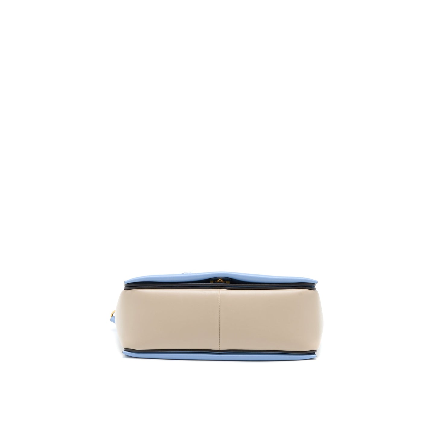Celine Medium Frame Bag Multicolour Blue/Light Taupe GHW