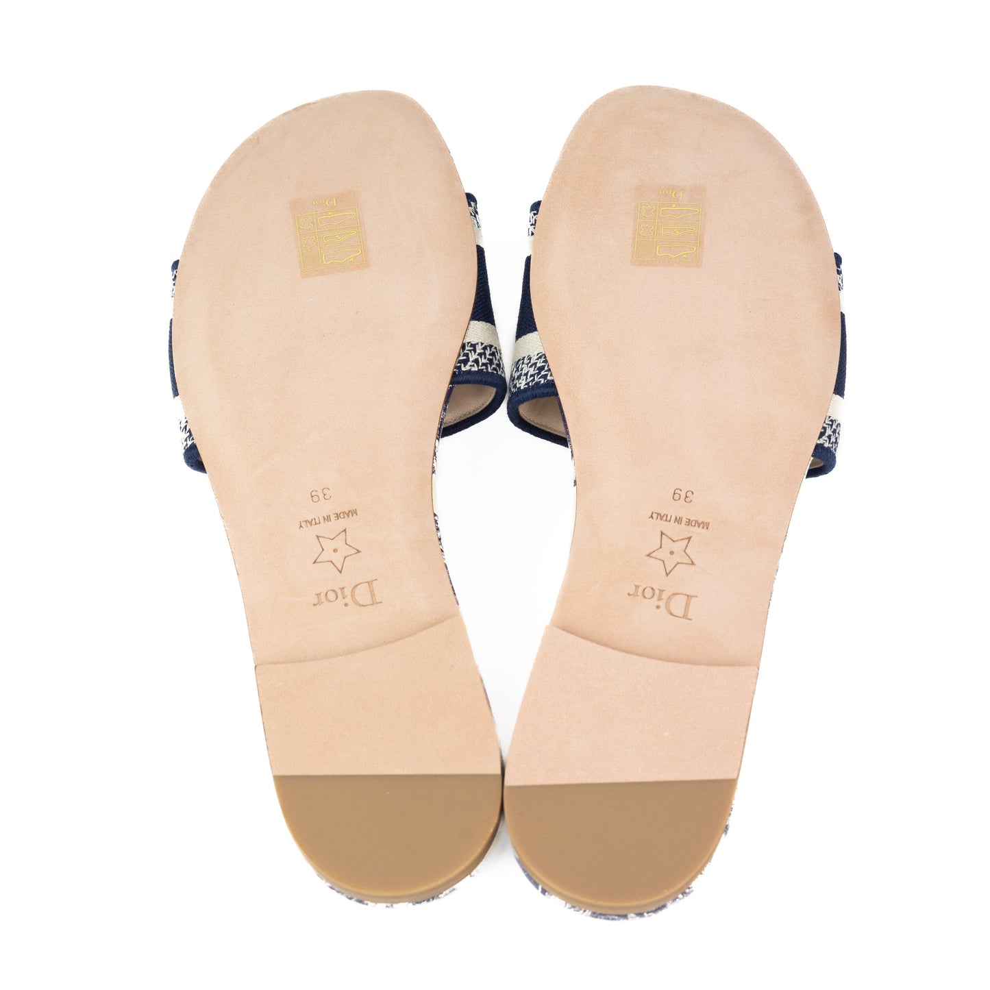Dior Dway Slides Deep blue