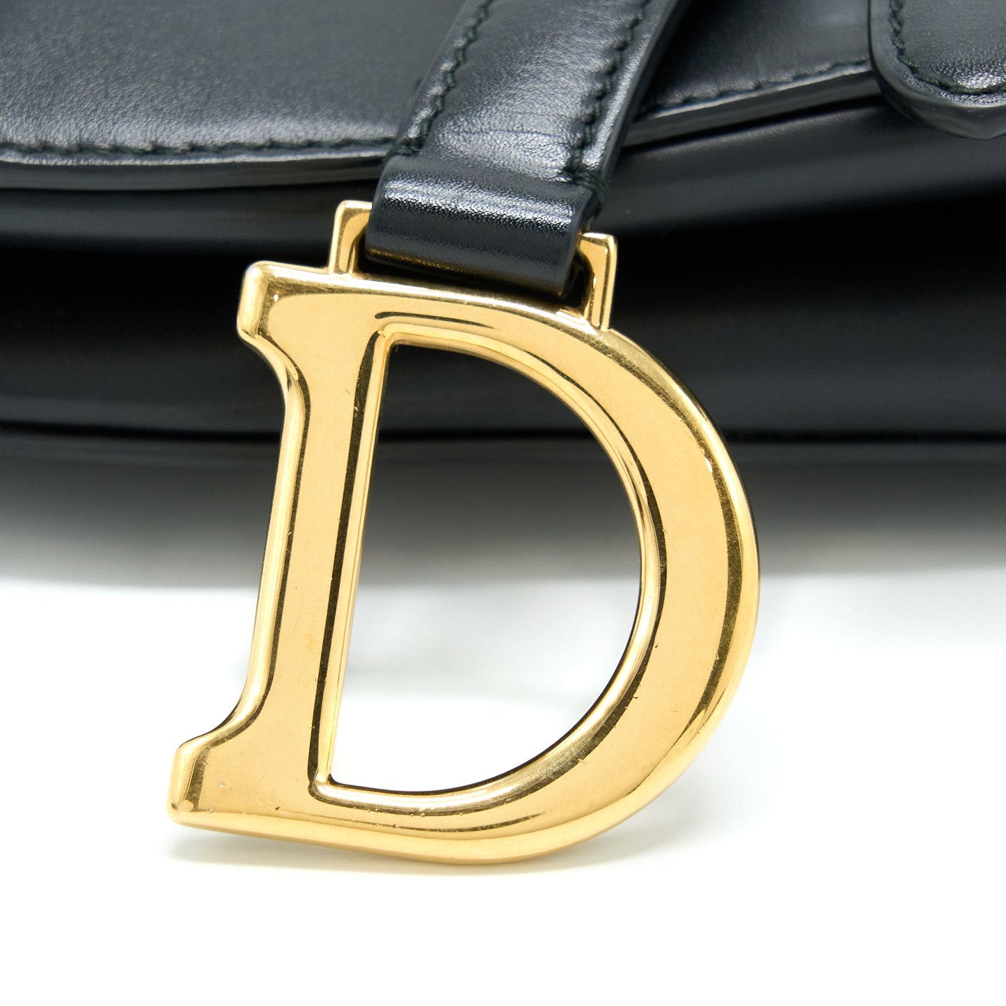 Luxury Dior Small Saddle Bag Calfskin Black GHW