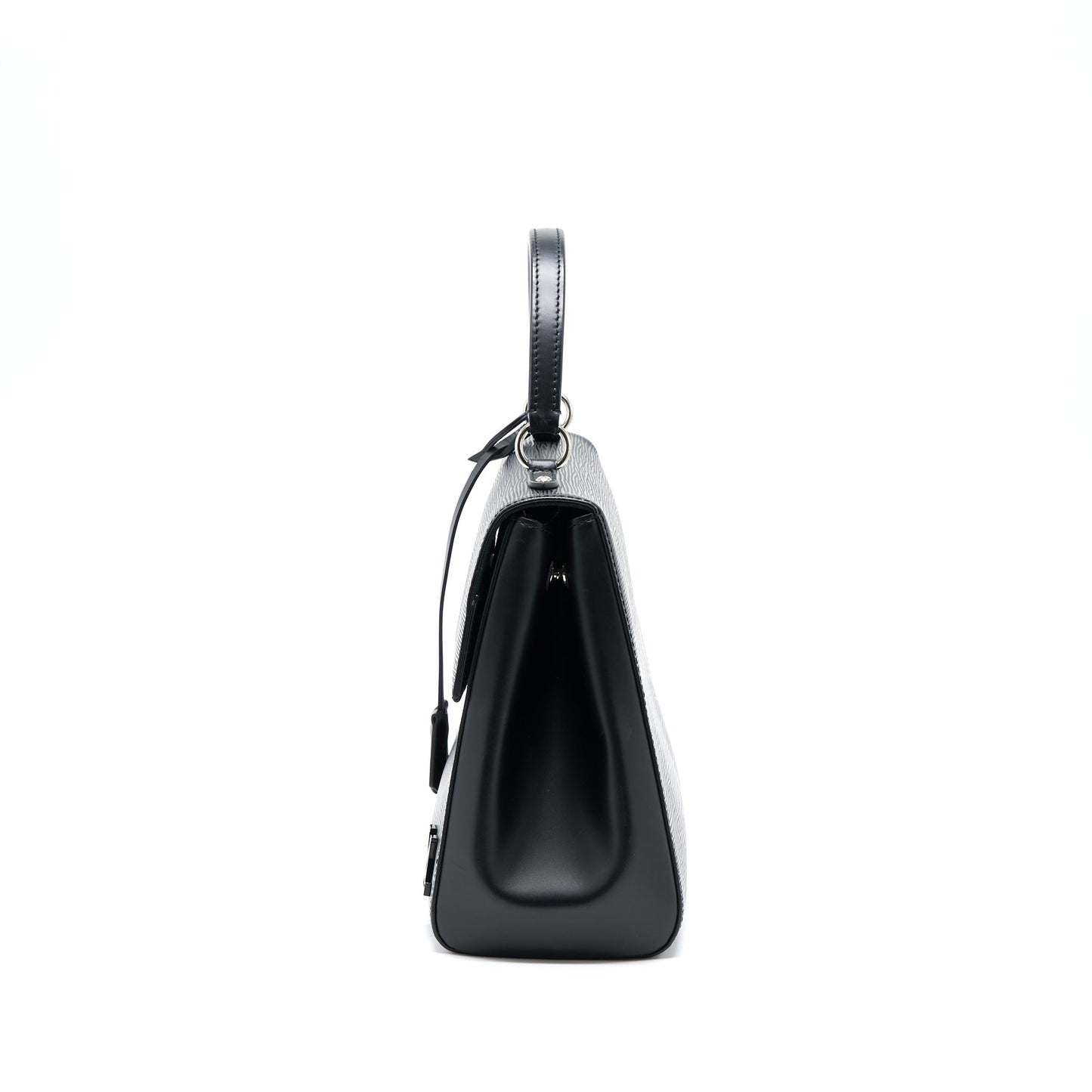 Louis Vuitton Cluny MM Epi Black SHW with Initial S.S