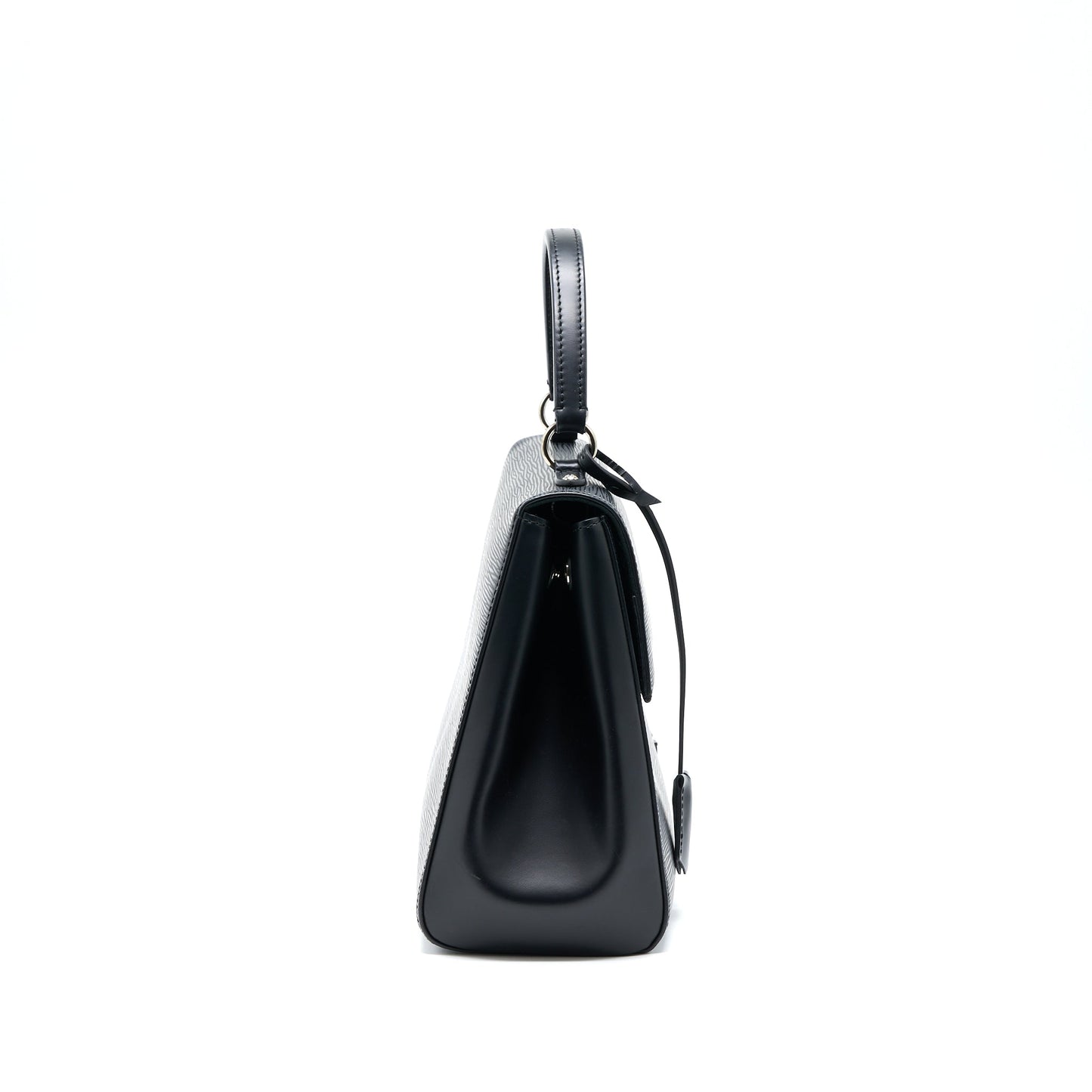 Louis Vuitton Cluny MM Epi Black SHW with Initial S.S