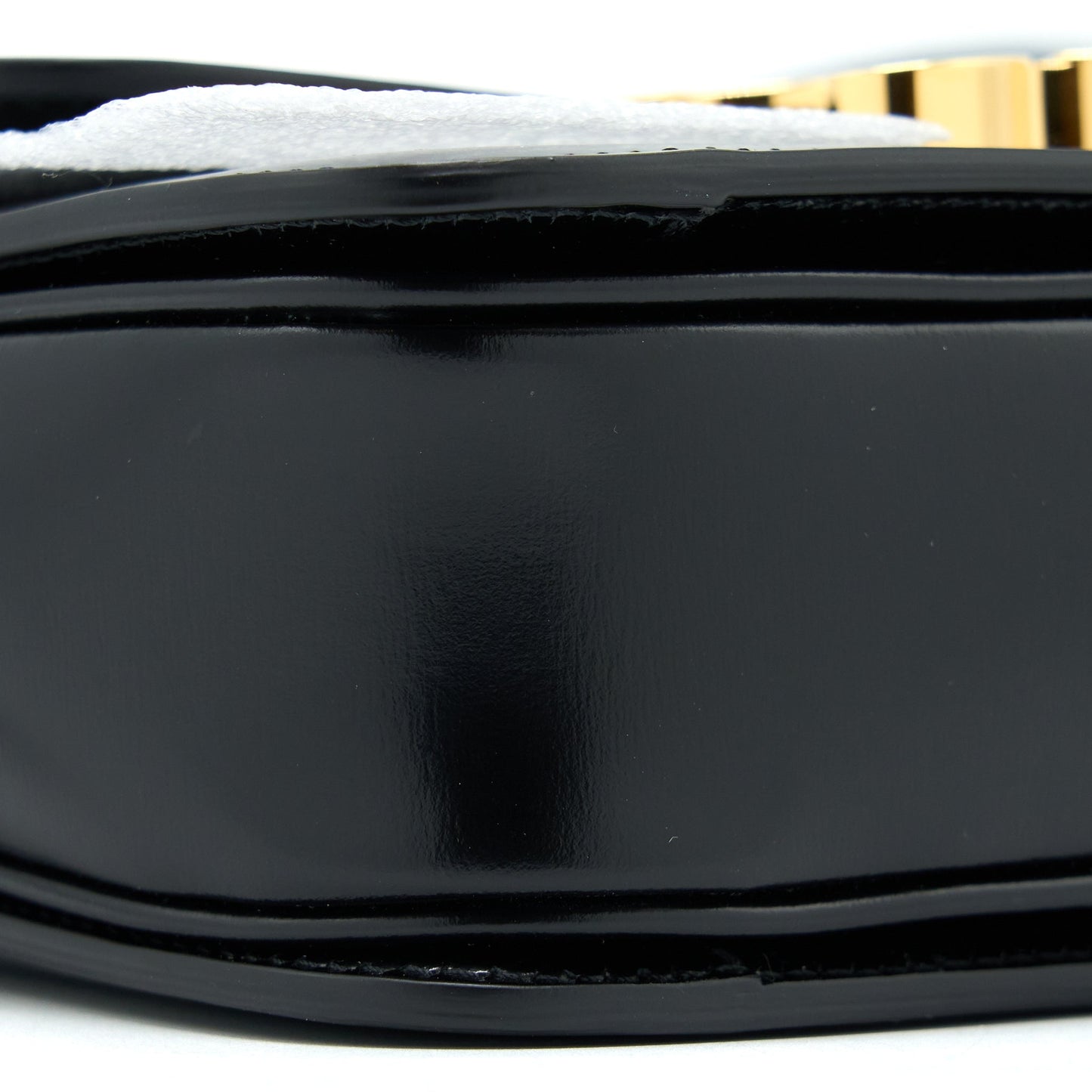 Celine Teen Triomphe Shoulder Bag Calfskin Black GHW