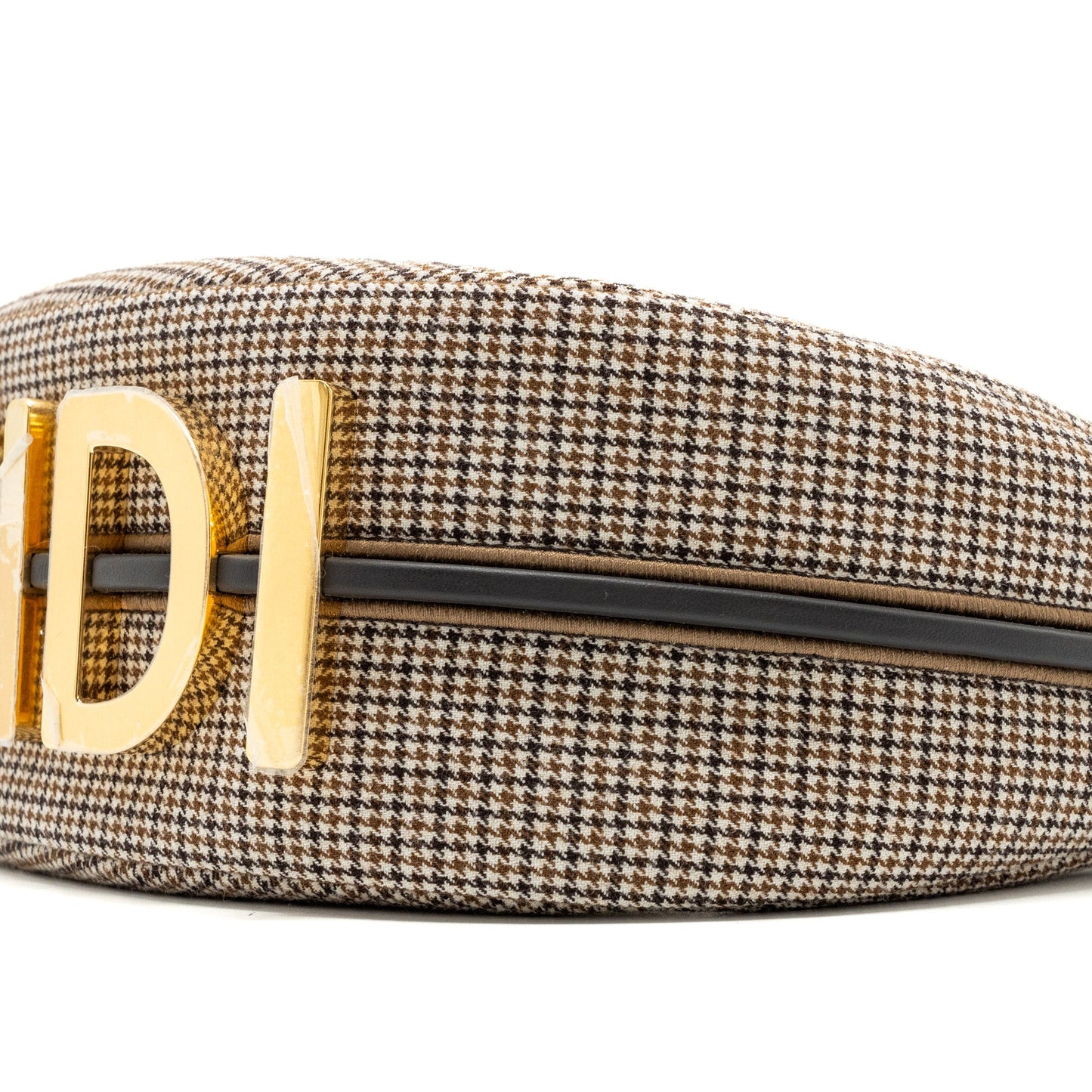 Fendi small fendigraphy bag fabric/ leather Beige/ multicolour GHW