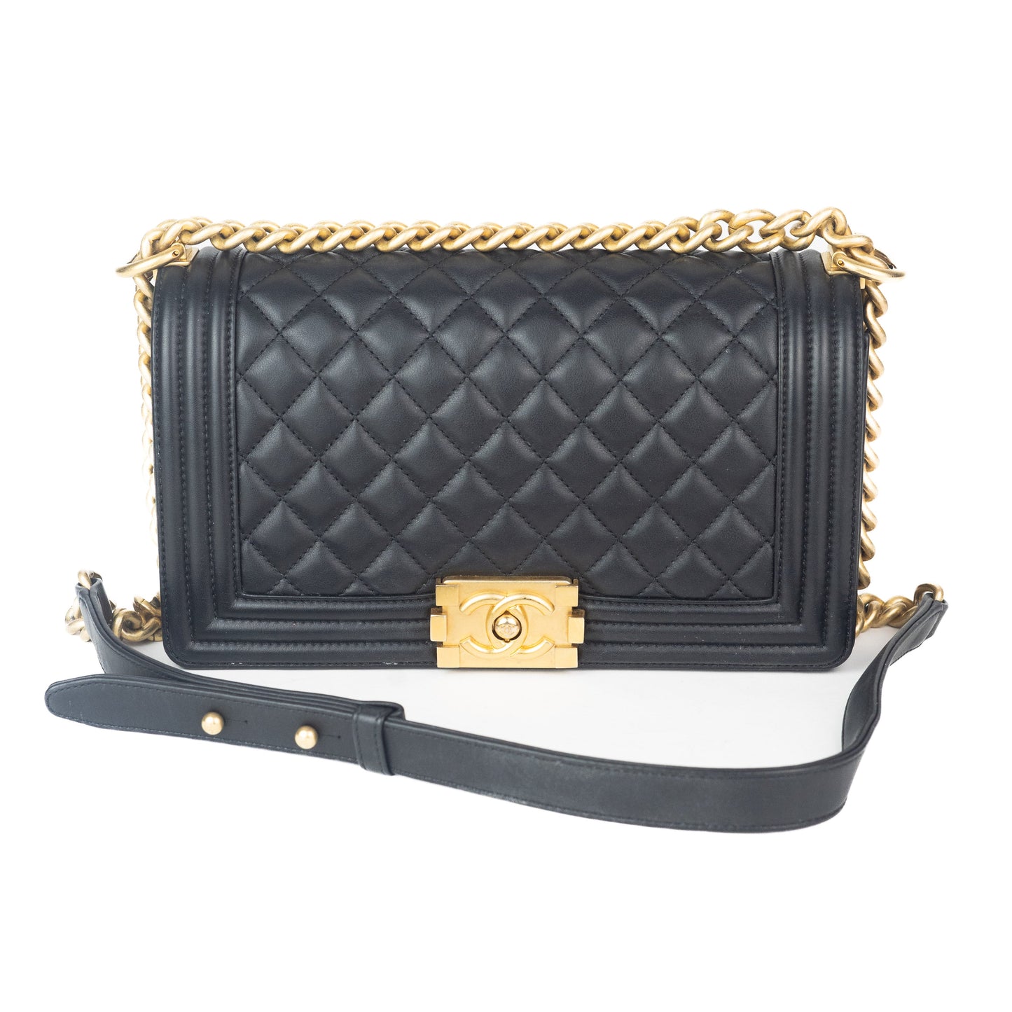 Chanel Lambskin Medium Boy Bag