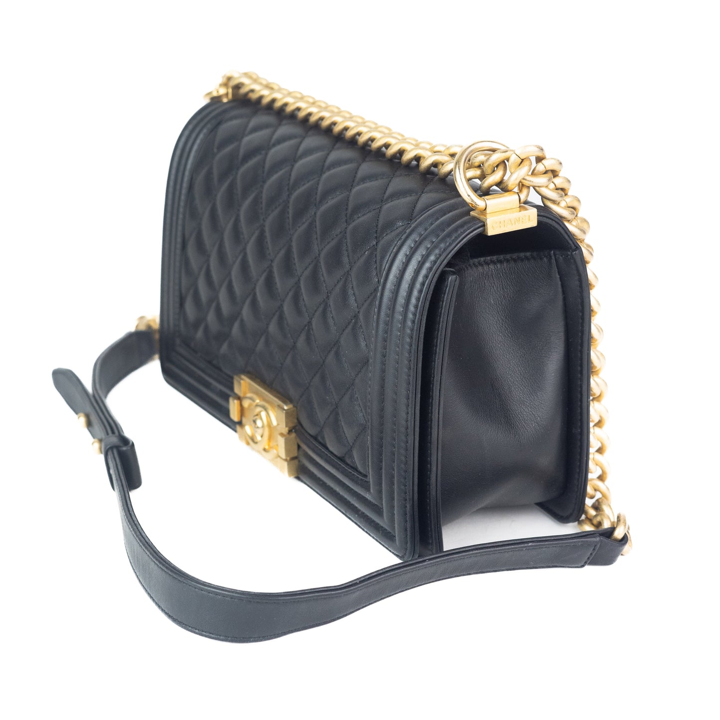 Chanel Lambskin Medium Boy Bag