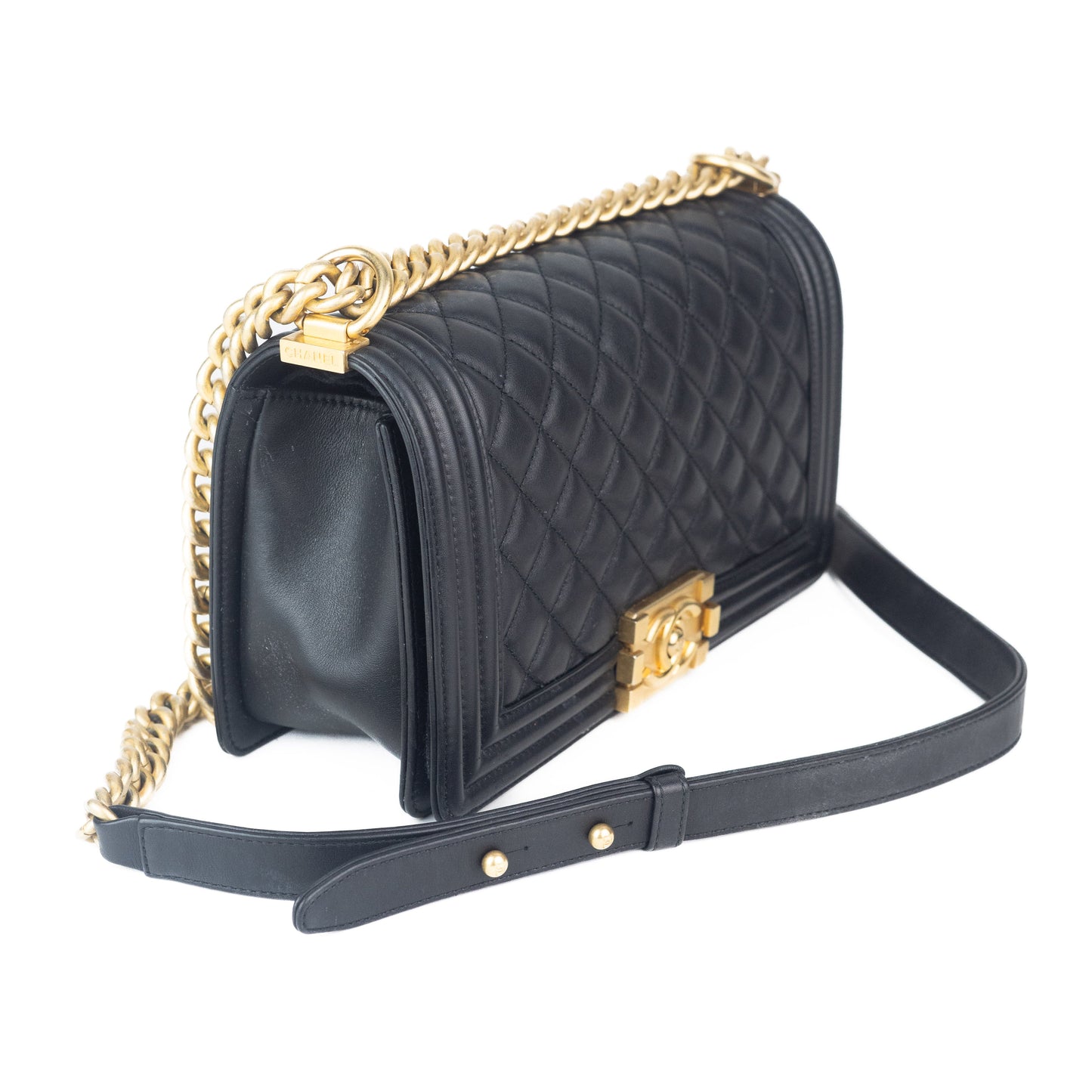 Chanel Lambskin Medium Boy Bag
