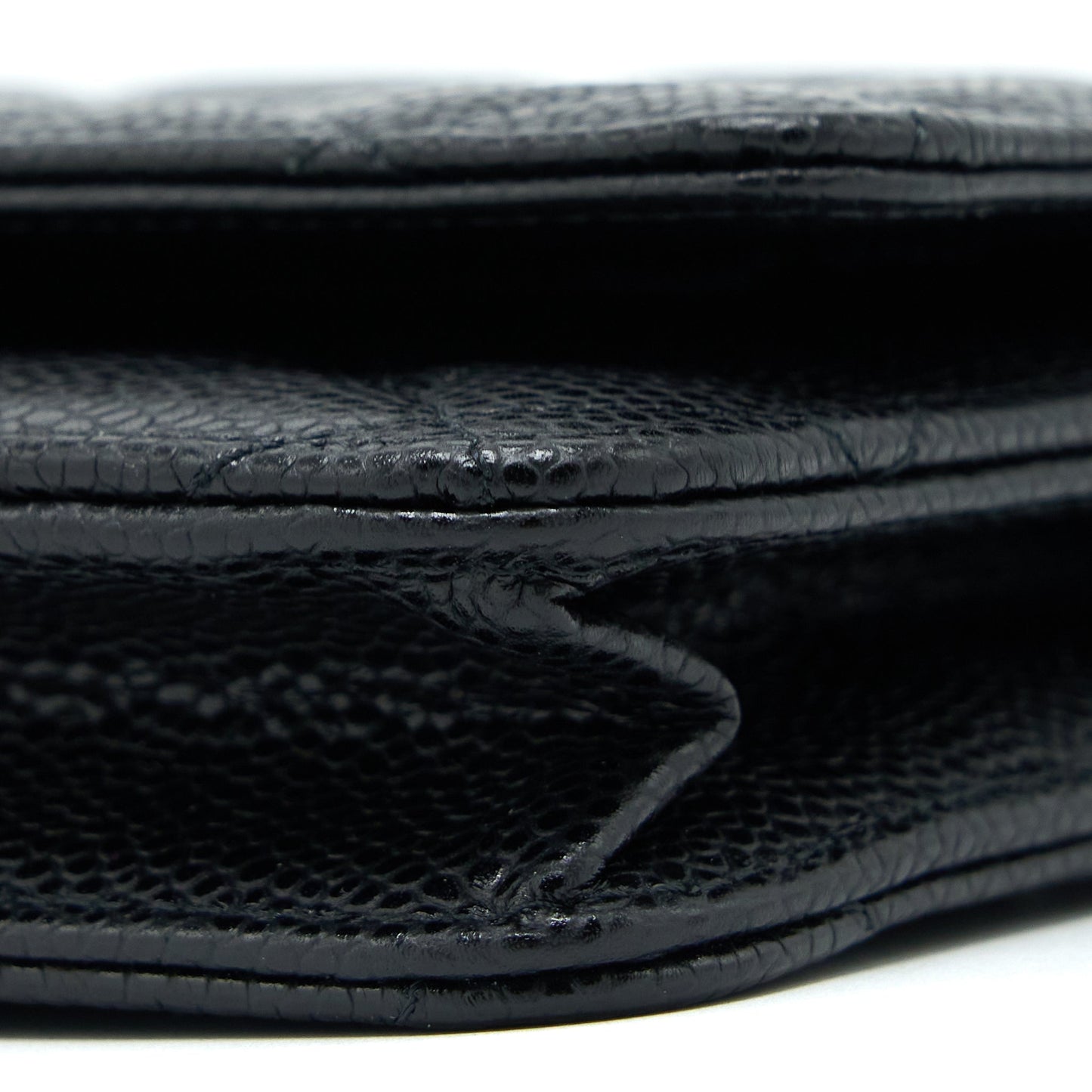 Chanel Classic Wallet On Chain Black Caviar SHW