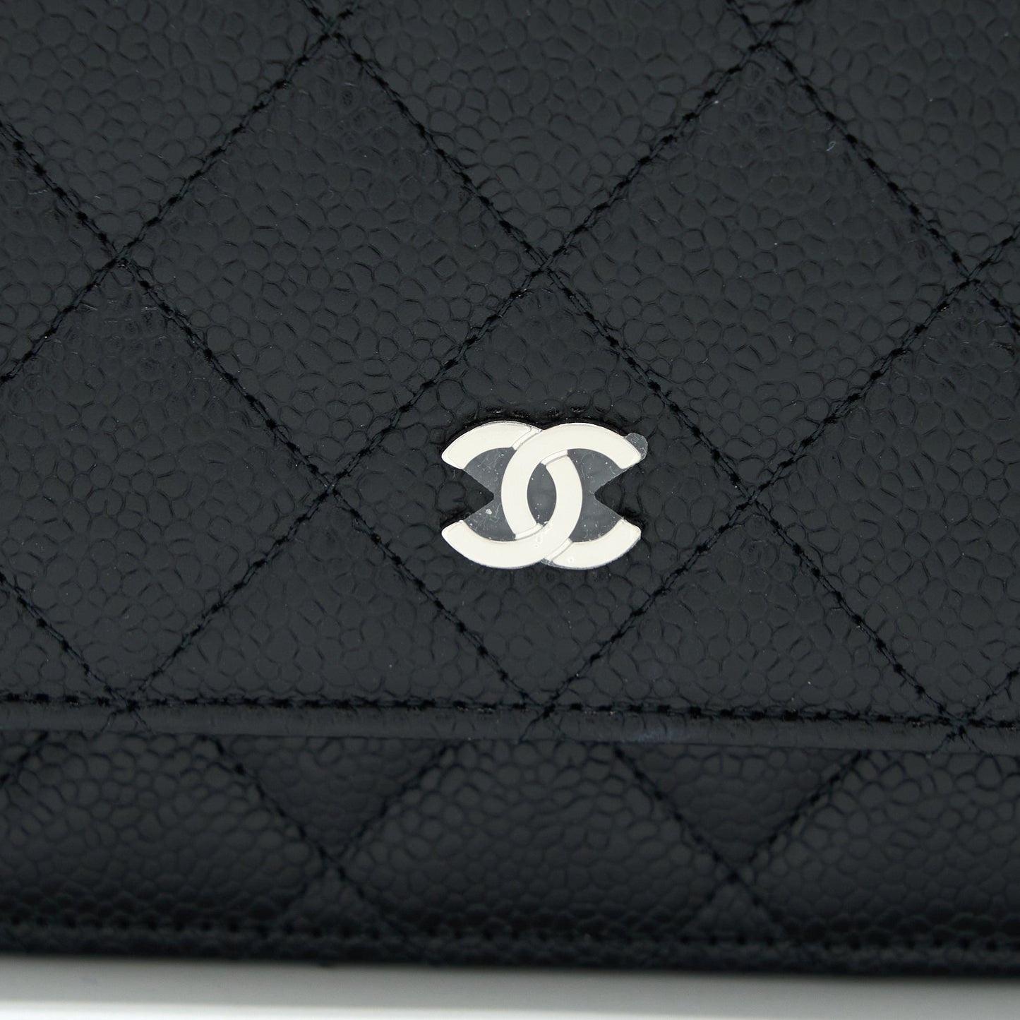 Chanel Classic Wallet On Chain Black Caviar SHW