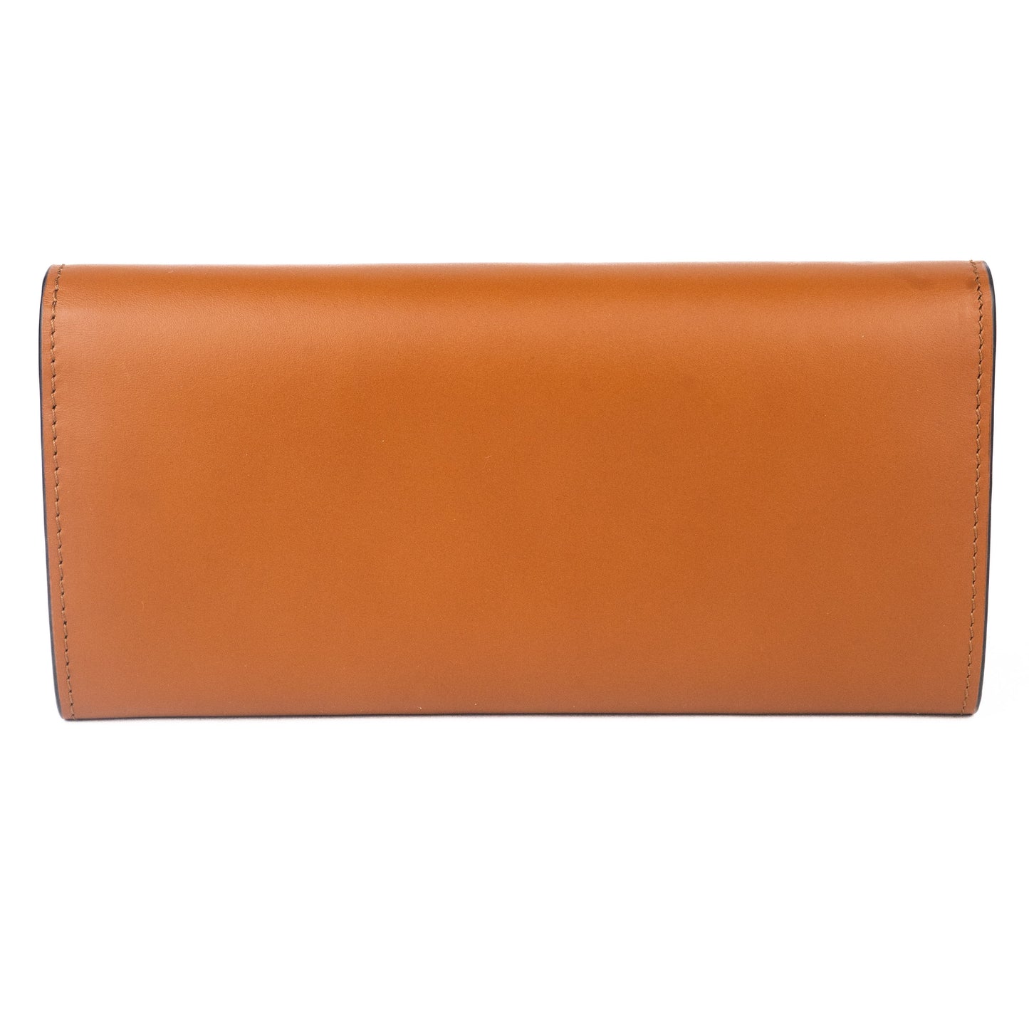 Fendi Continental Brown Leather Wallet