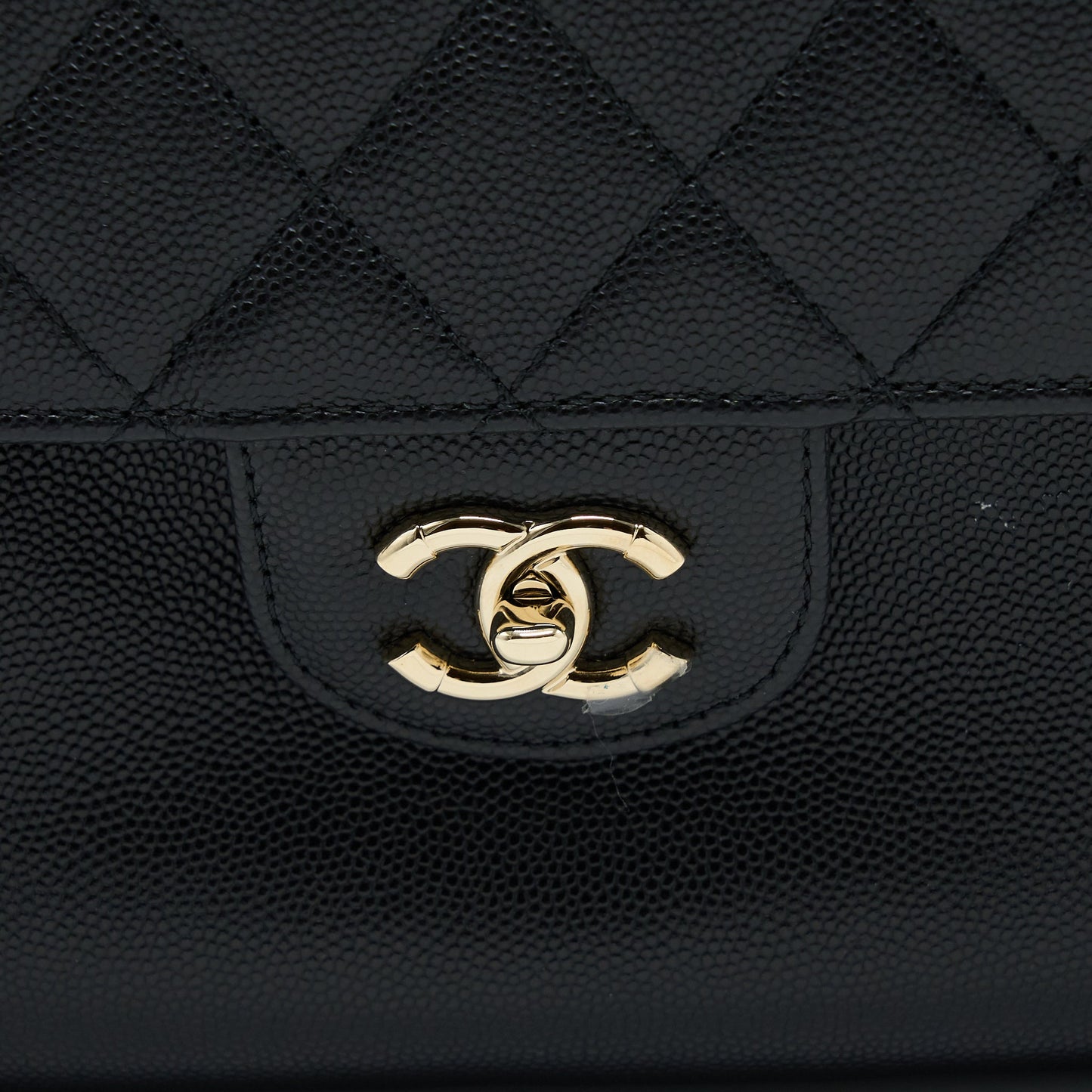 Chanel 19C Large Shopping Tote Bag Caviar Black LGHW