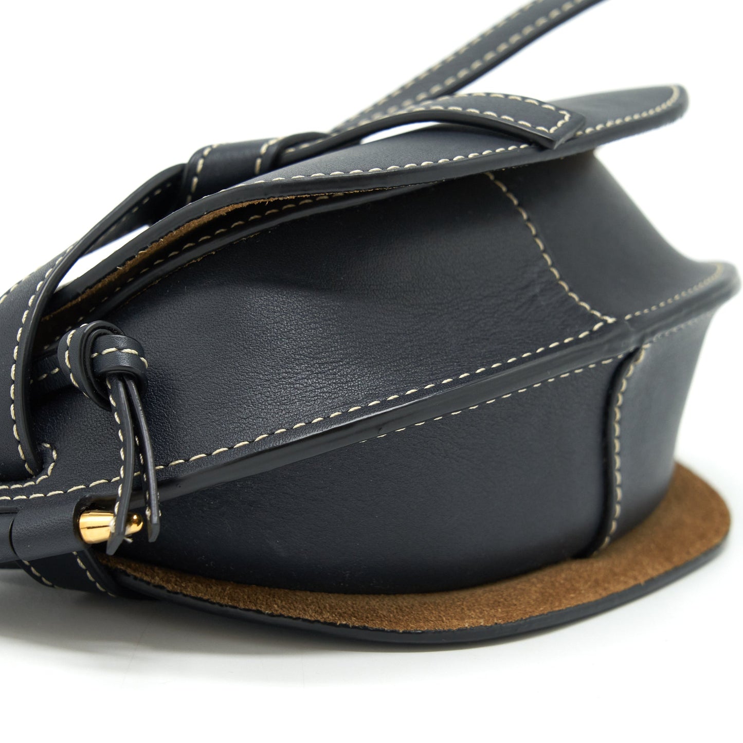 Loewe Mini Gate Dual Bag Calfskin Black GHW