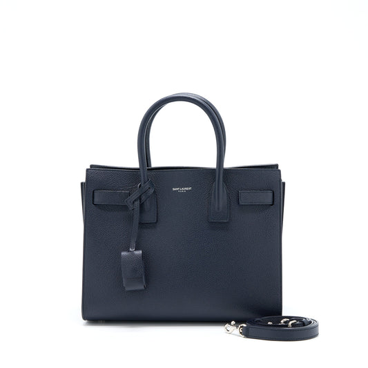 Saint Laurent/YSL Baby Sac De Jour  Calfskin Navy SHW