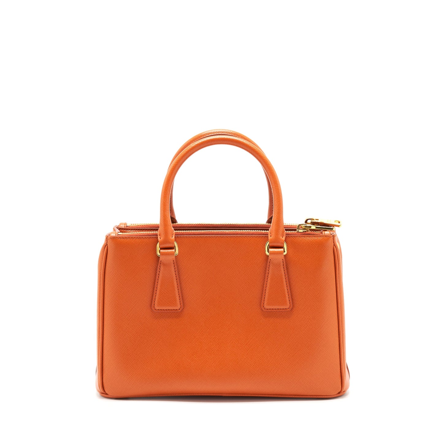 Prada Saffiano Tote Bag Papaya GHW