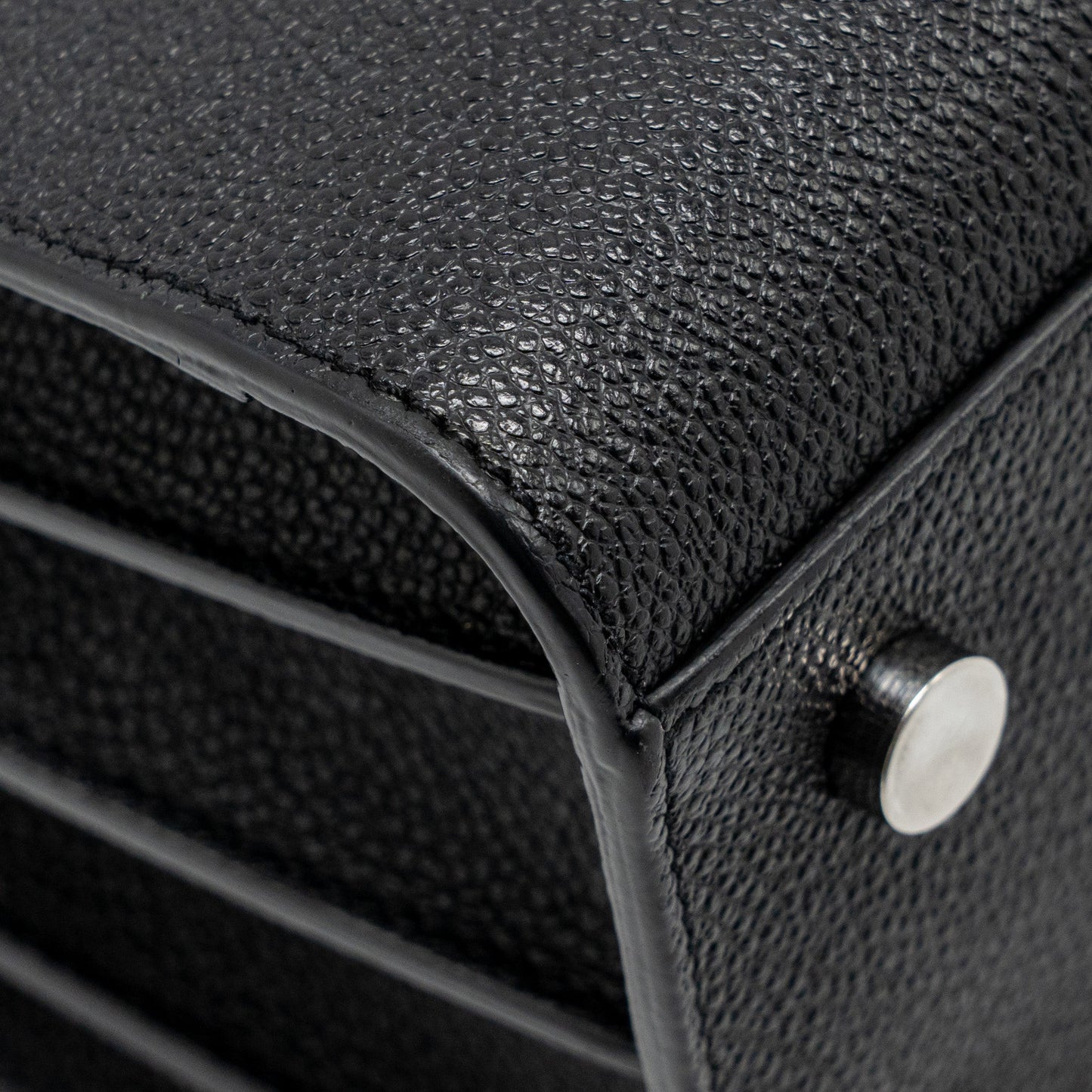 Saint Laurent sac de JOUR Grained Calfskin Black SHW