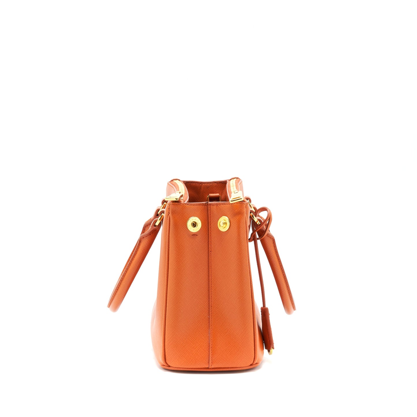 Prada Saffiano Tote Bag Papaya GHW