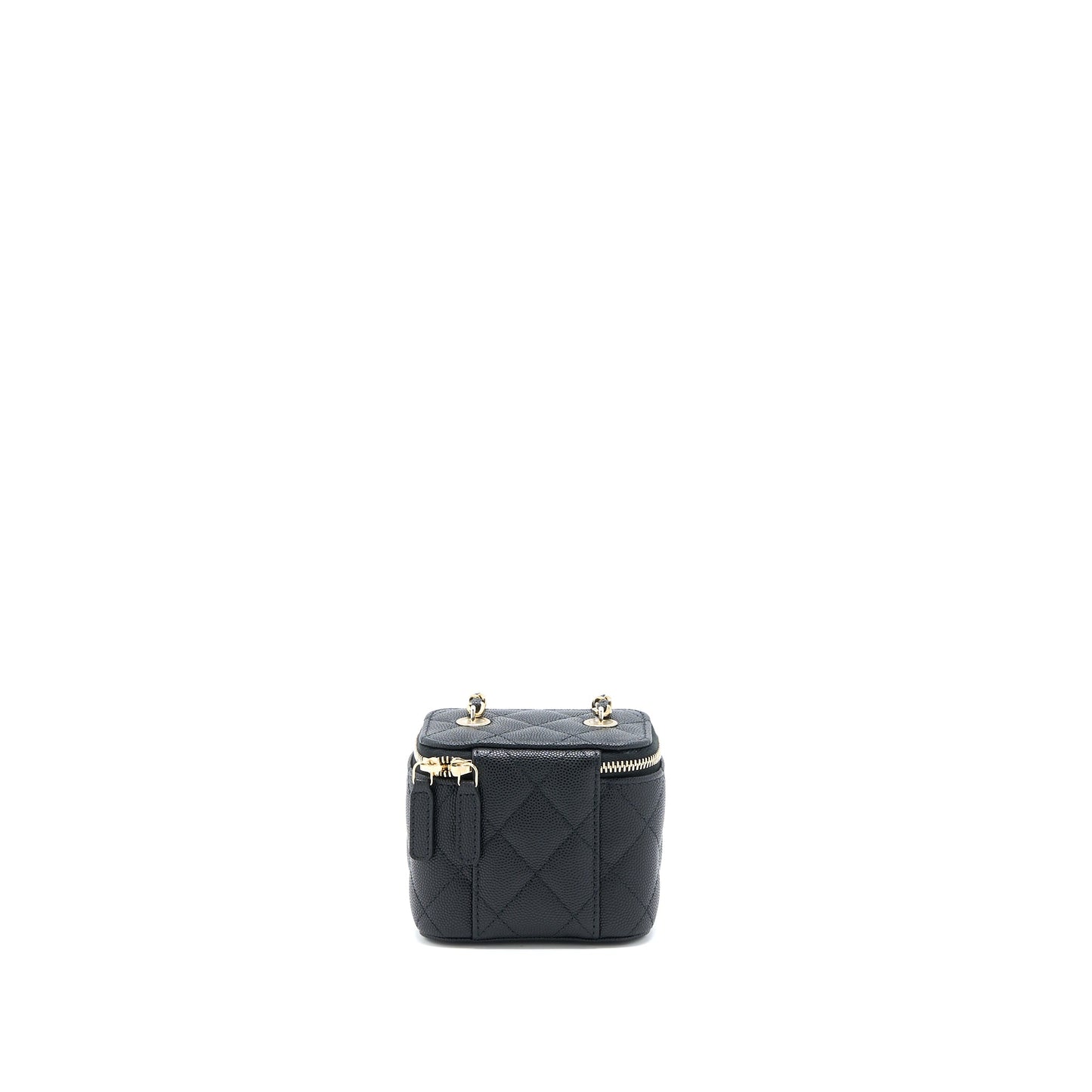 Chanel Mini Vanity with Chain Caviar Black LGHW