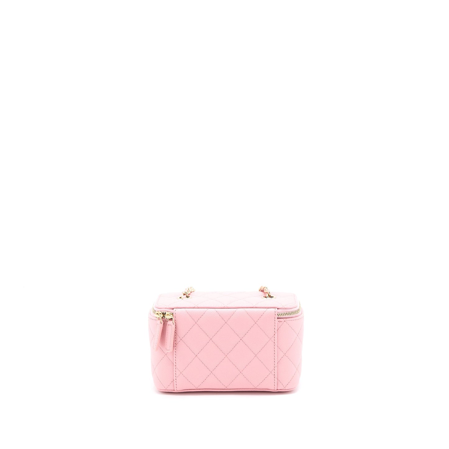 Chanel Long Vanity With Chain Caviar Pink LGHW
