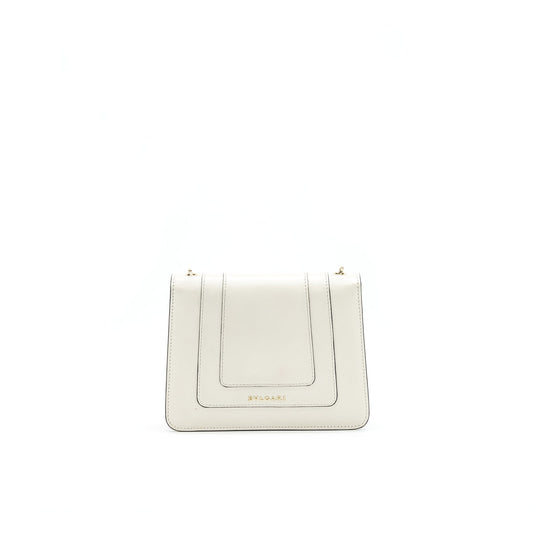Bvlgari Serpenti Forever Crossbody Bag White LGHW