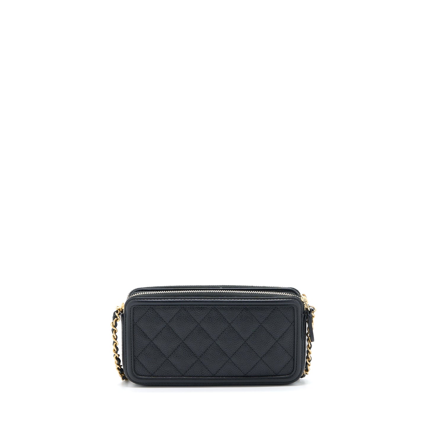 Chanel Filigree Long Wallet On Chain Caviar Black GHW
