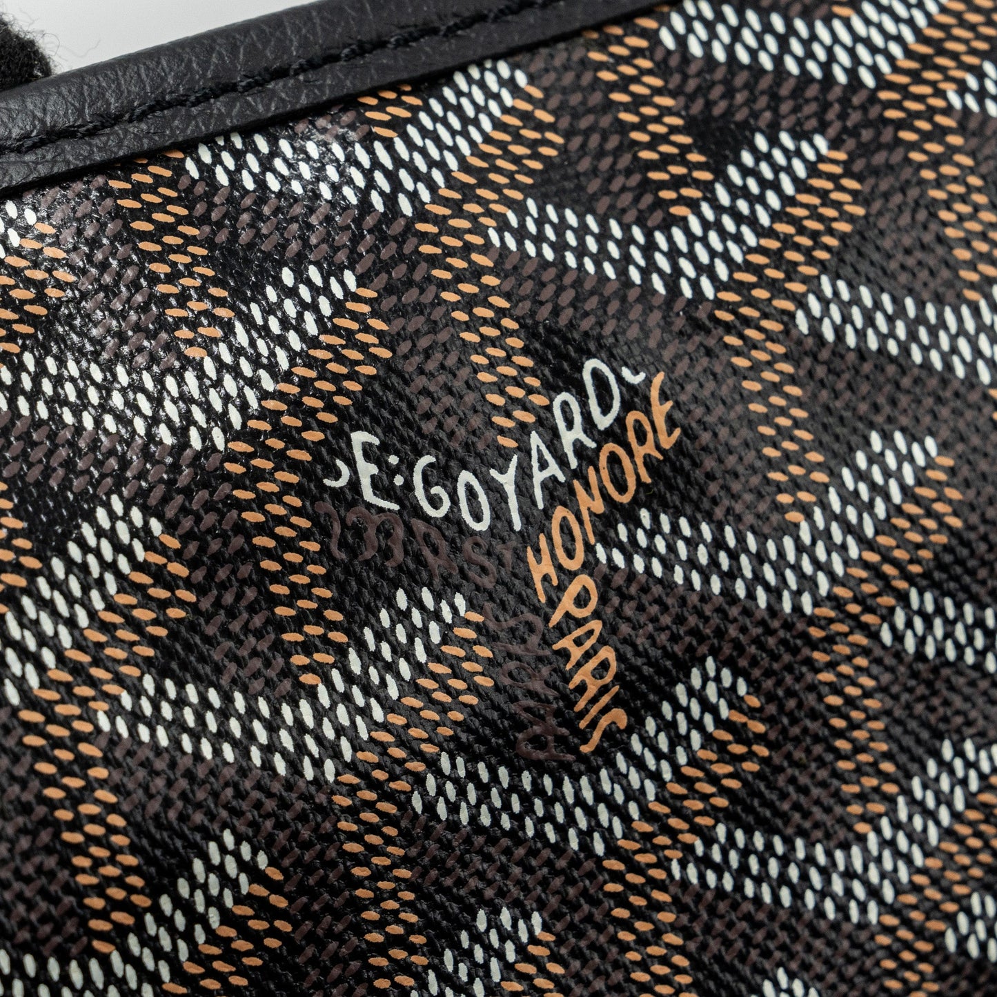 Goyard Boheme hobo bag goyardline canvas calfskin black limited edition SHW