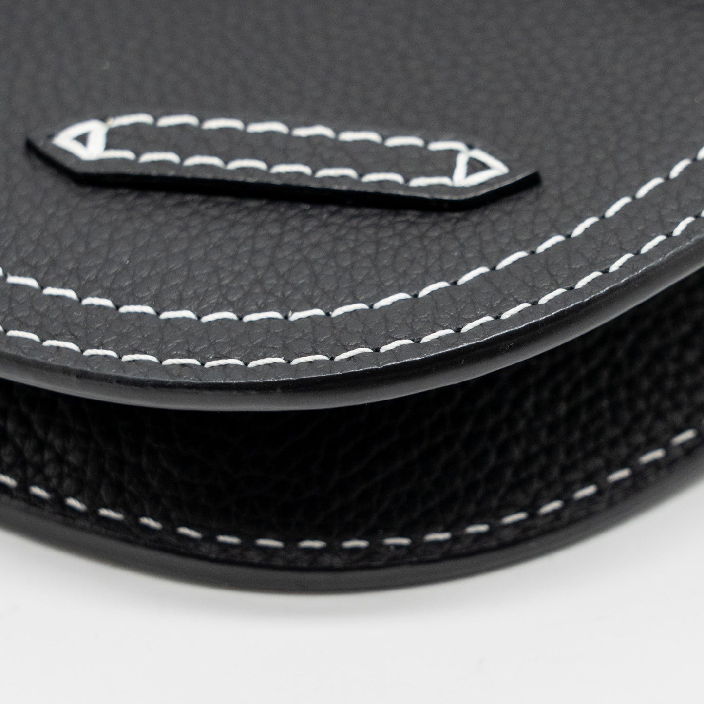 Dior x Kaws Pouch Saddle Bag Leather Black SHW