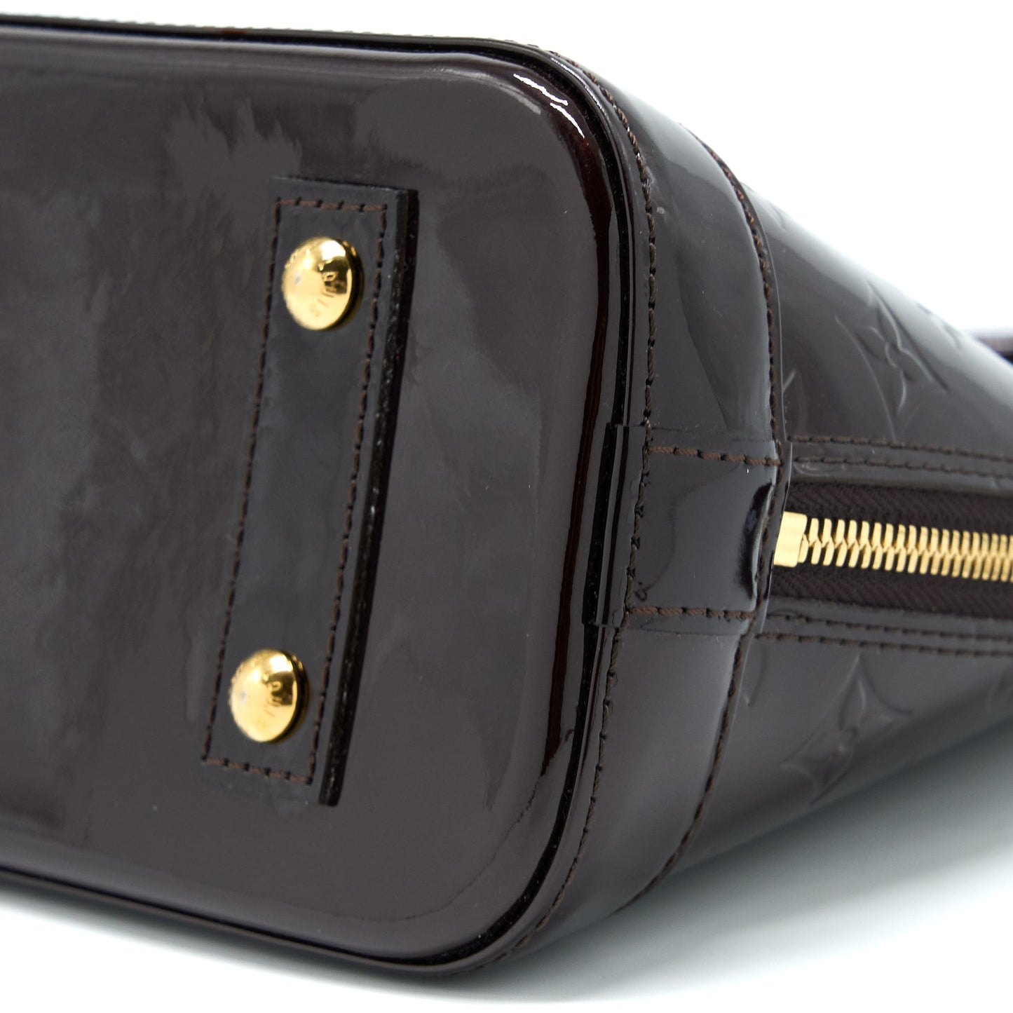 Louis Vuitton Alma BB Patent Amatante GHW