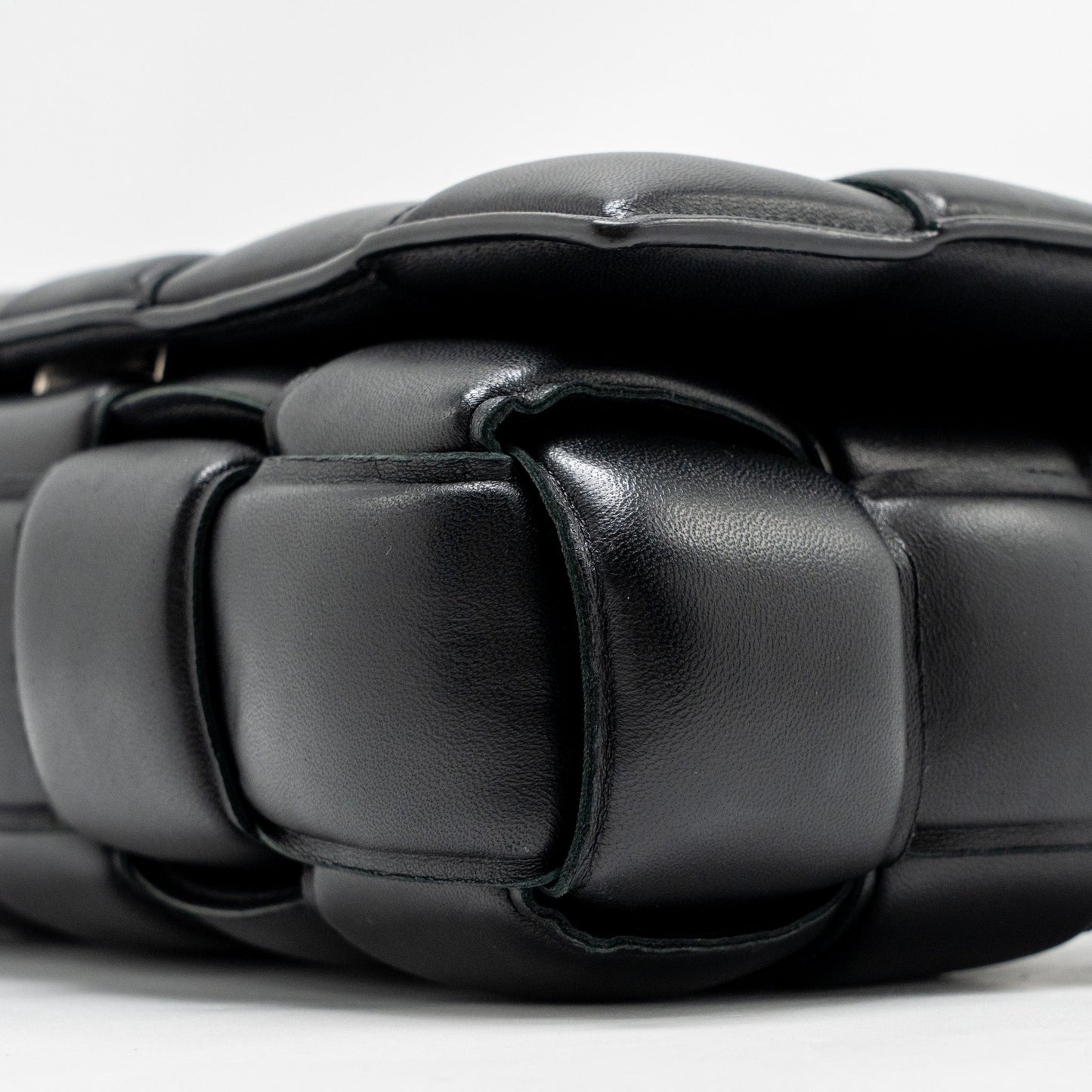 Bottega Veneta Padded Cassette Lambskin Black SHW