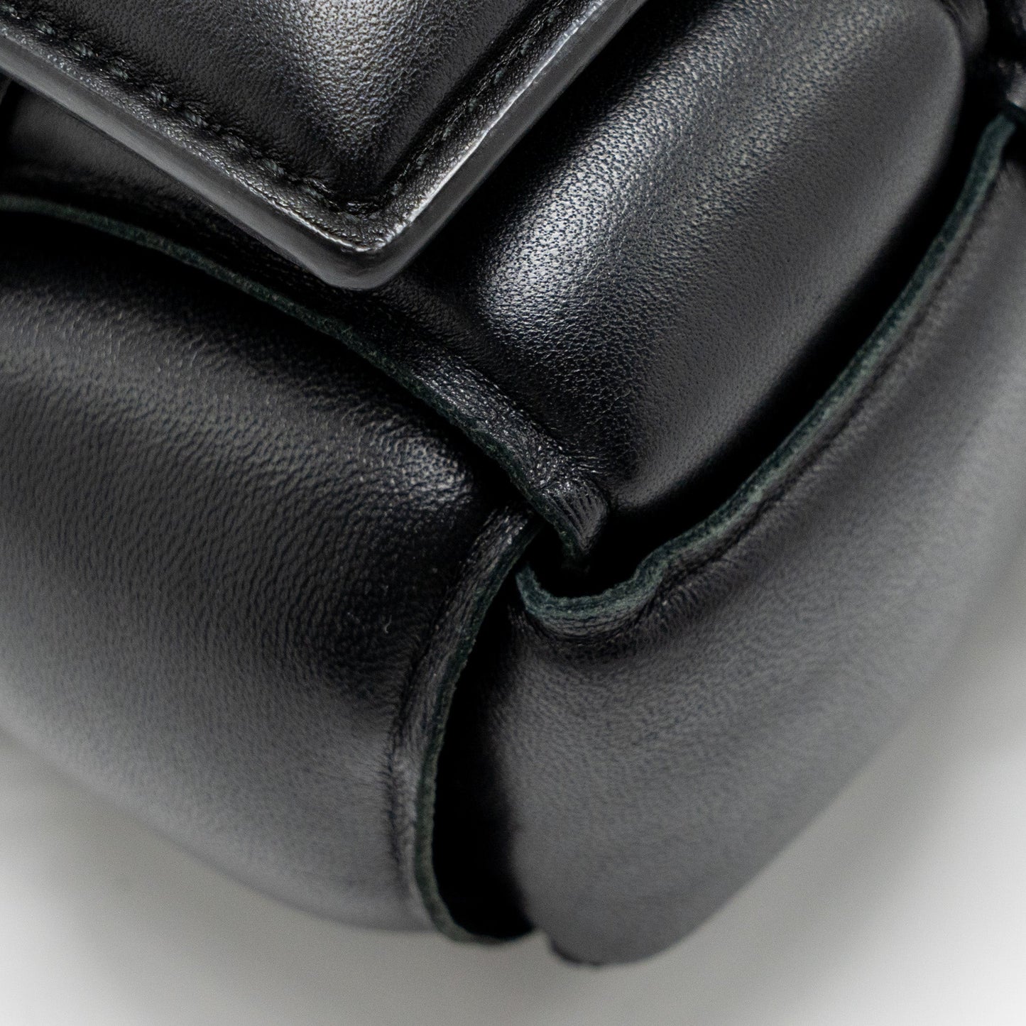 Bottega Veneta Padded Cassette Lambskin Black SHW
