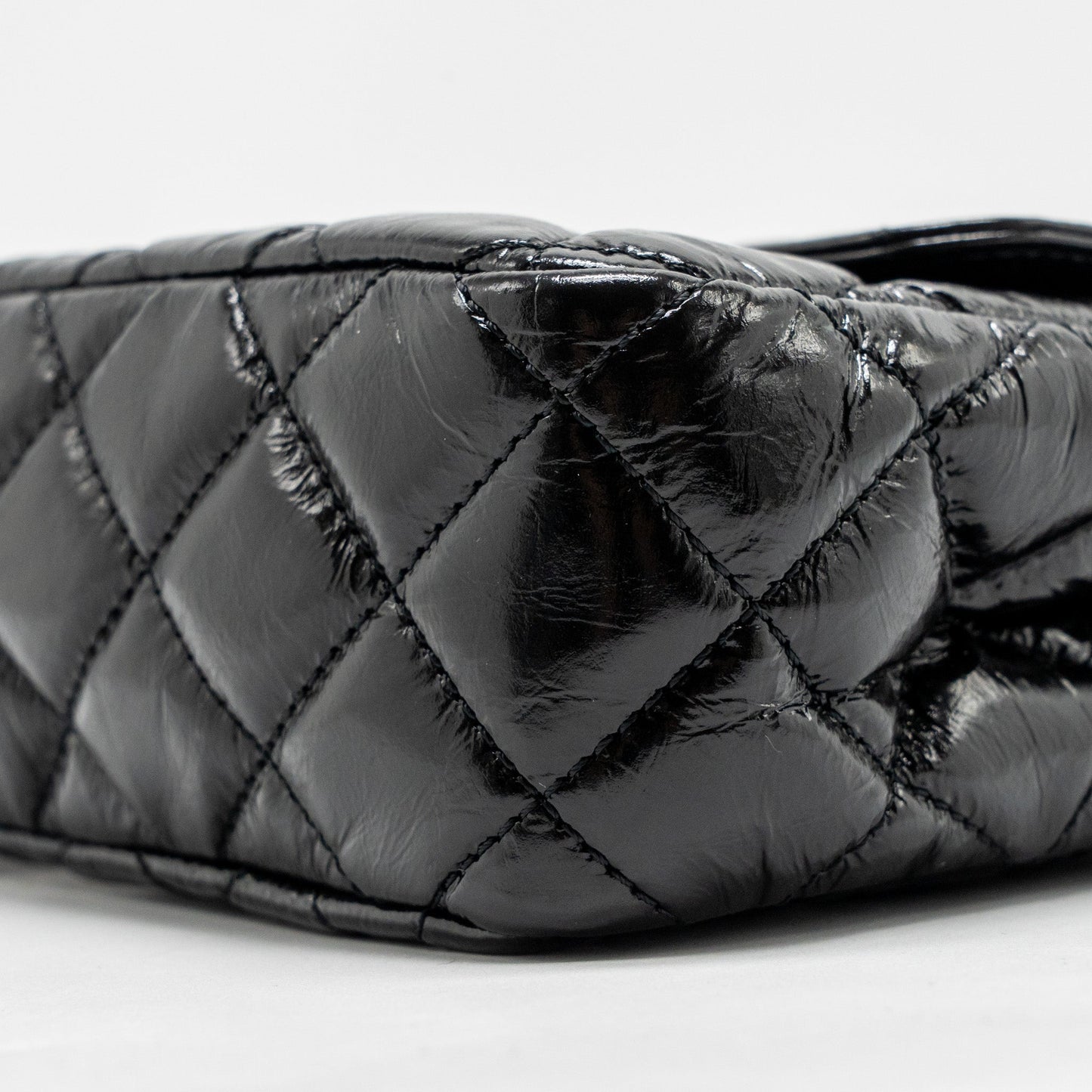 Chanel 23p Hobo Bag Shiny Calfskin Black Brushed GHW(microchip)