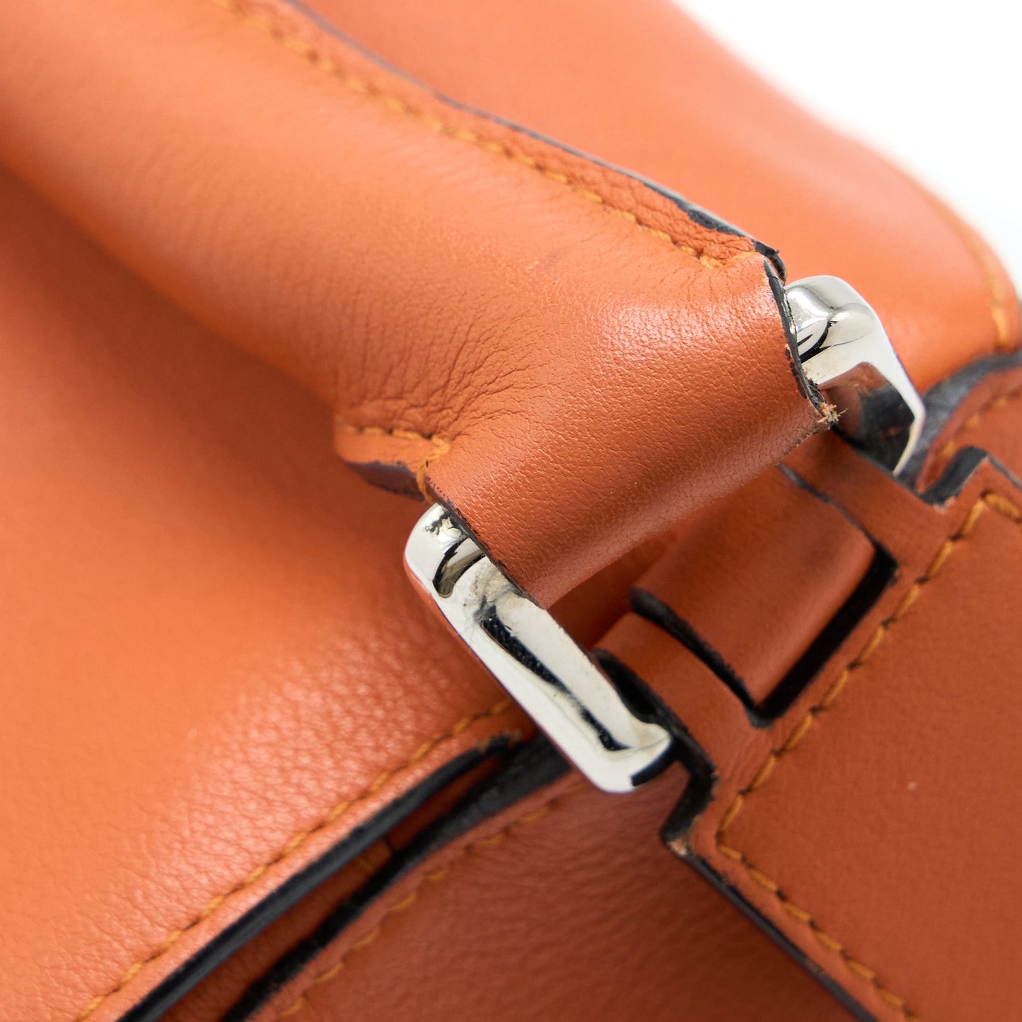 Loewe Medium Puzzle Bag Calfskin Orange SHW