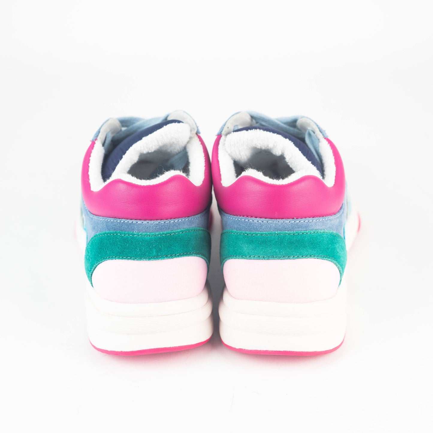 Chanel Cross trainers Sneakers in Navy and Turquoise