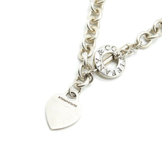 Tiffany Heart Toggle Bracelet/ Necklace Set